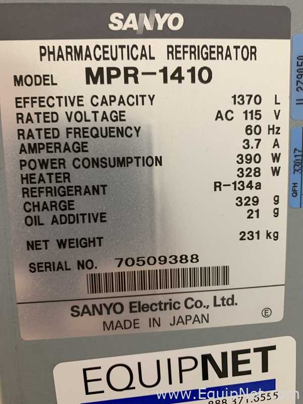 Refrigeradores Sanyo Electric Co LTD MPR-1410