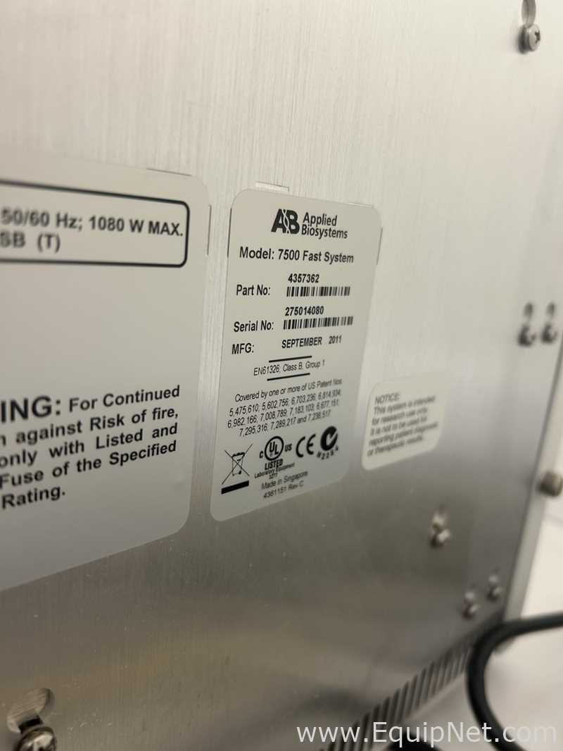 Applied Biosystems 7500 Fast Real Time PCR System