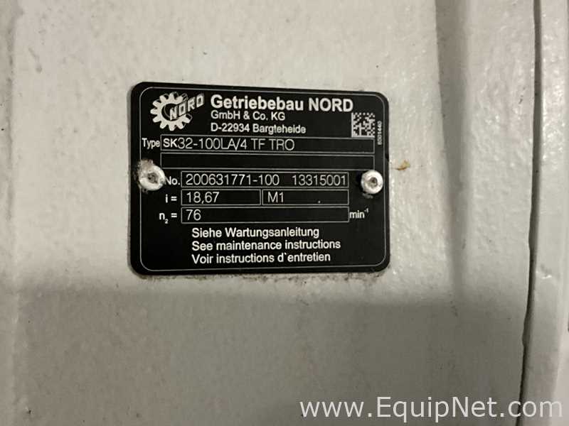 Alimentador de Parafuso aço inox Getriebebau NORD 32-100LA/4 TF TRO