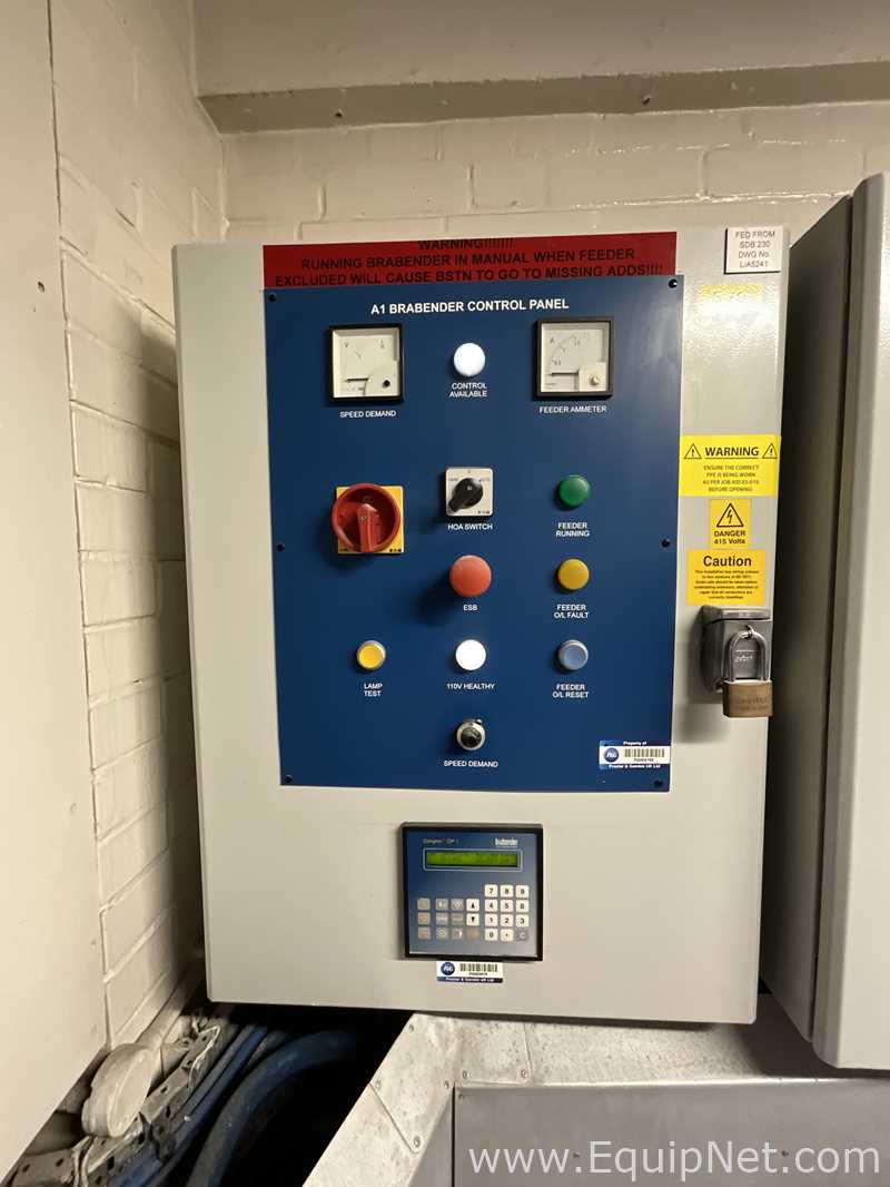 Alimentador de Parafuso aço inox Brabender Technologie DDW-H12/D-DS/1-60