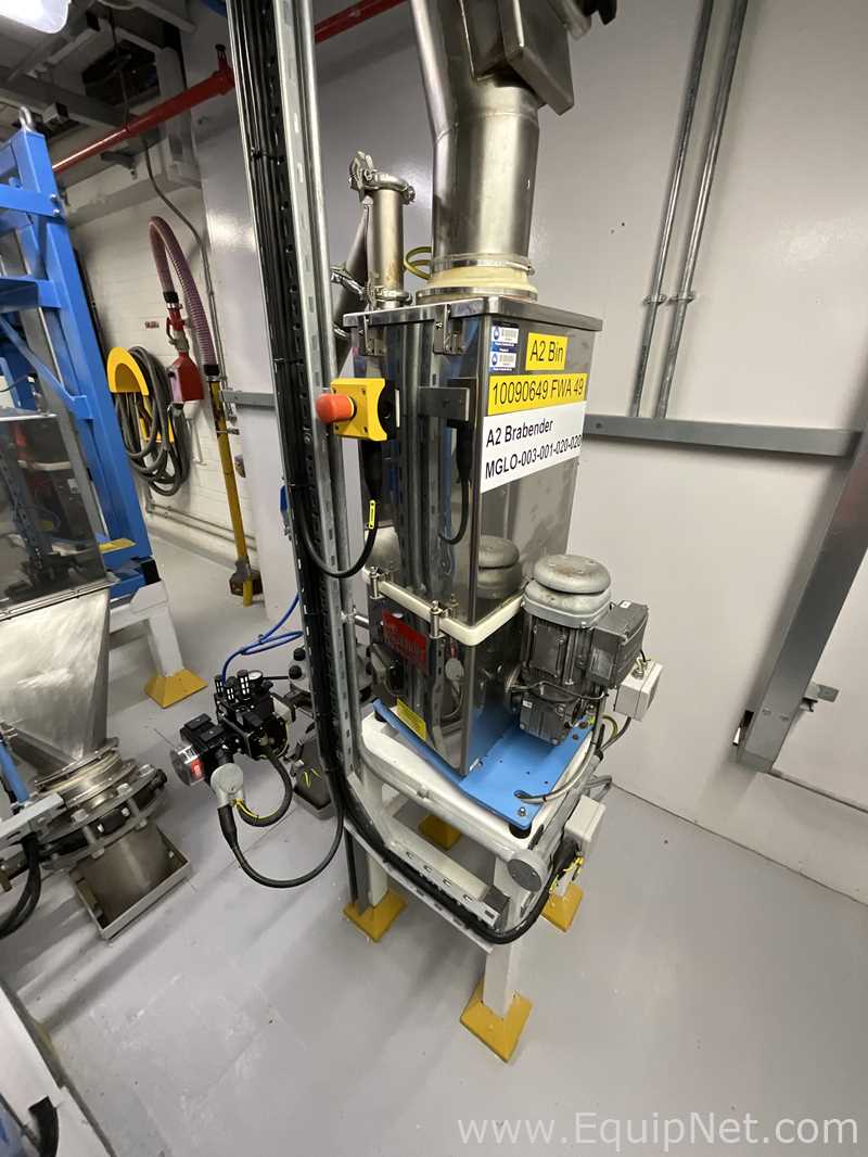 Alimentador de Parafuso aço inox Brabender Technologie DDW-M-FW40