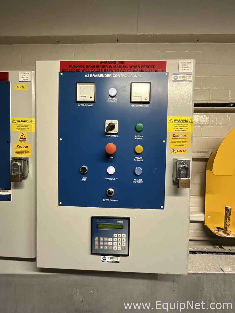 Alimentador de Parafuso aço inox Brabender Technologie DDW-M-FW40