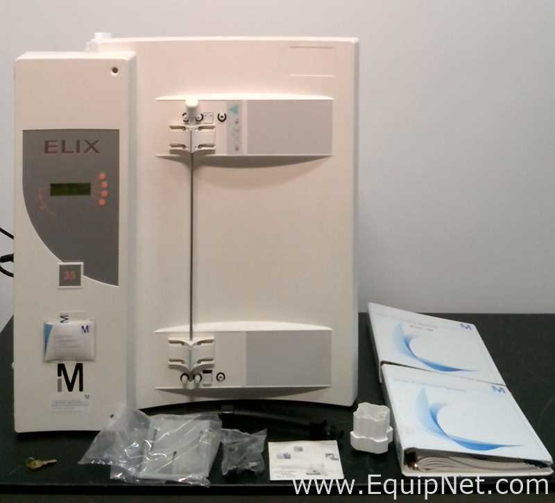 Sistema de Purificación y Destilación de Agua Millipore Elix 35