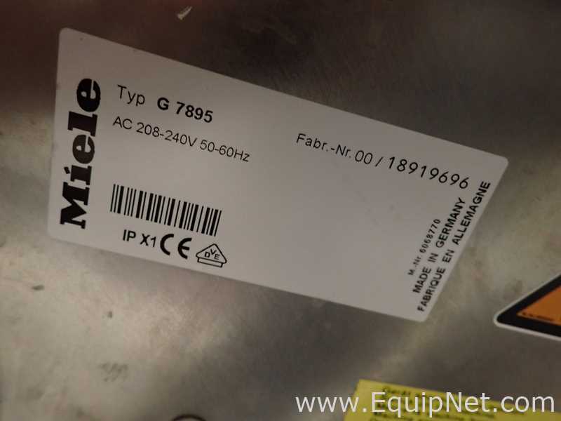 Lavadora e Secador de Vidraria Miele G 7883 CD