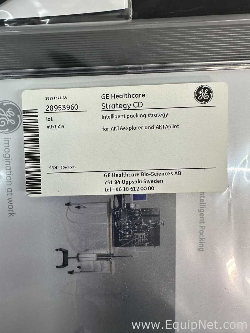 GE Healthcare Bio-Sciences AKTApilot With AKTAcrossflow And AxiChrom 140/300