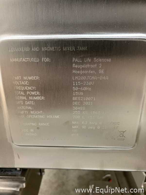 Mezclador Pall Life Sciences 200 Liter