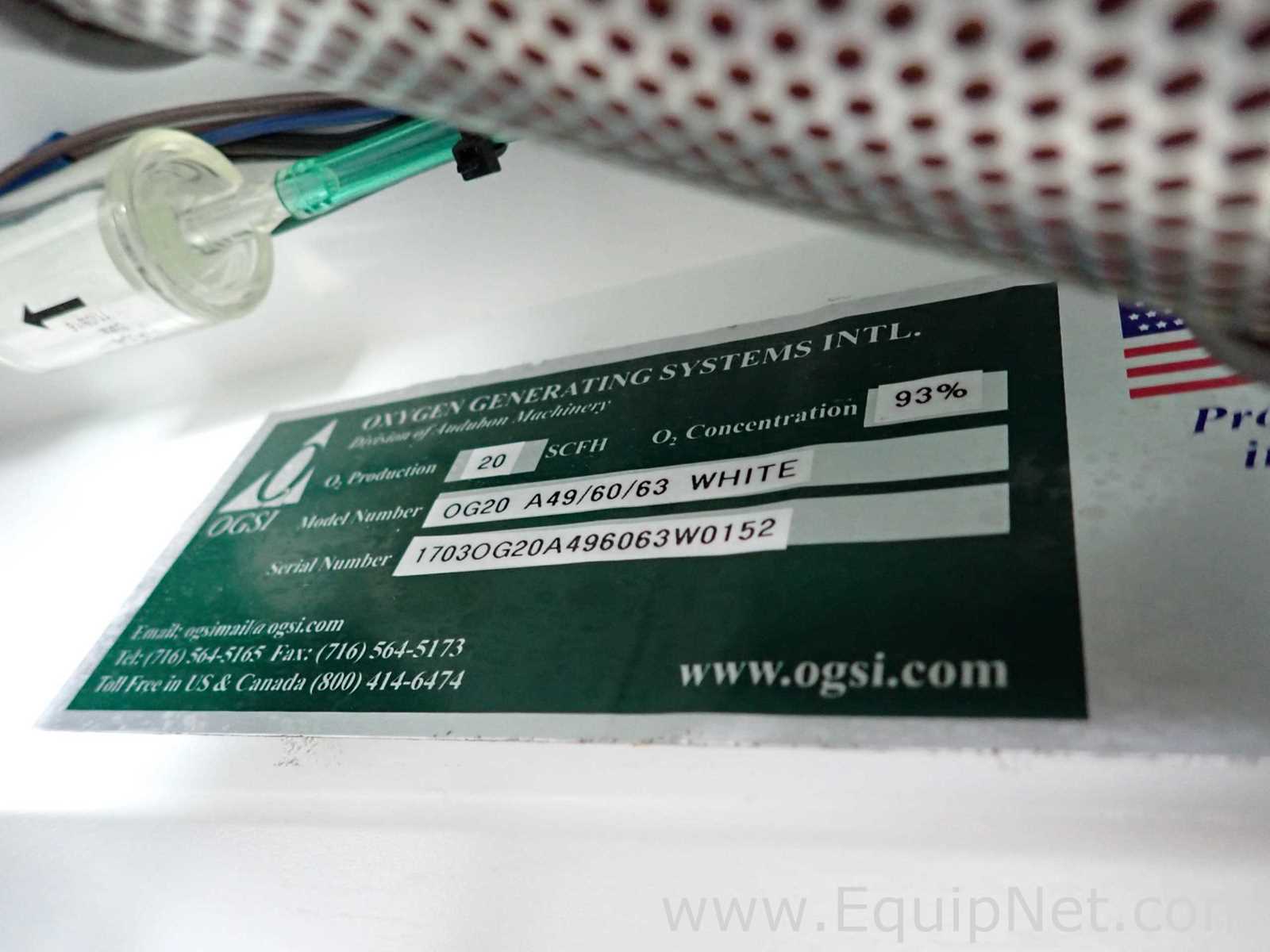 Gerador de Gás OGSI (Oxygen Generating Systems Intl.) OG-20