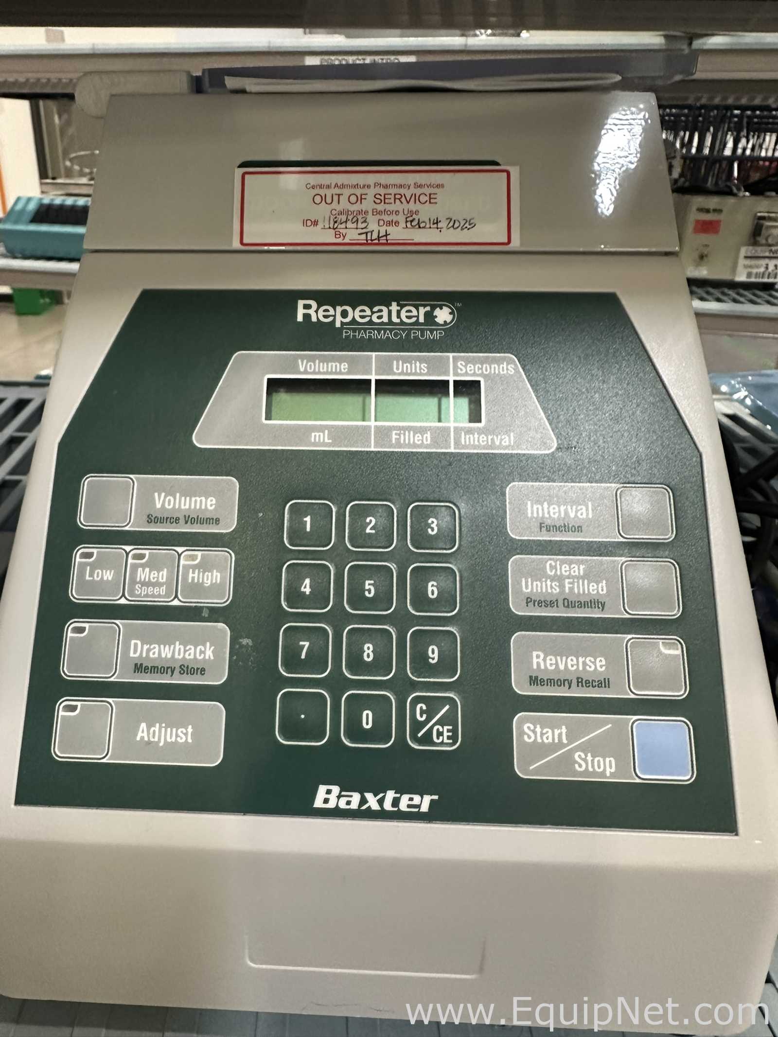 Baxter Repeater H938 099G Pharmacy Pump