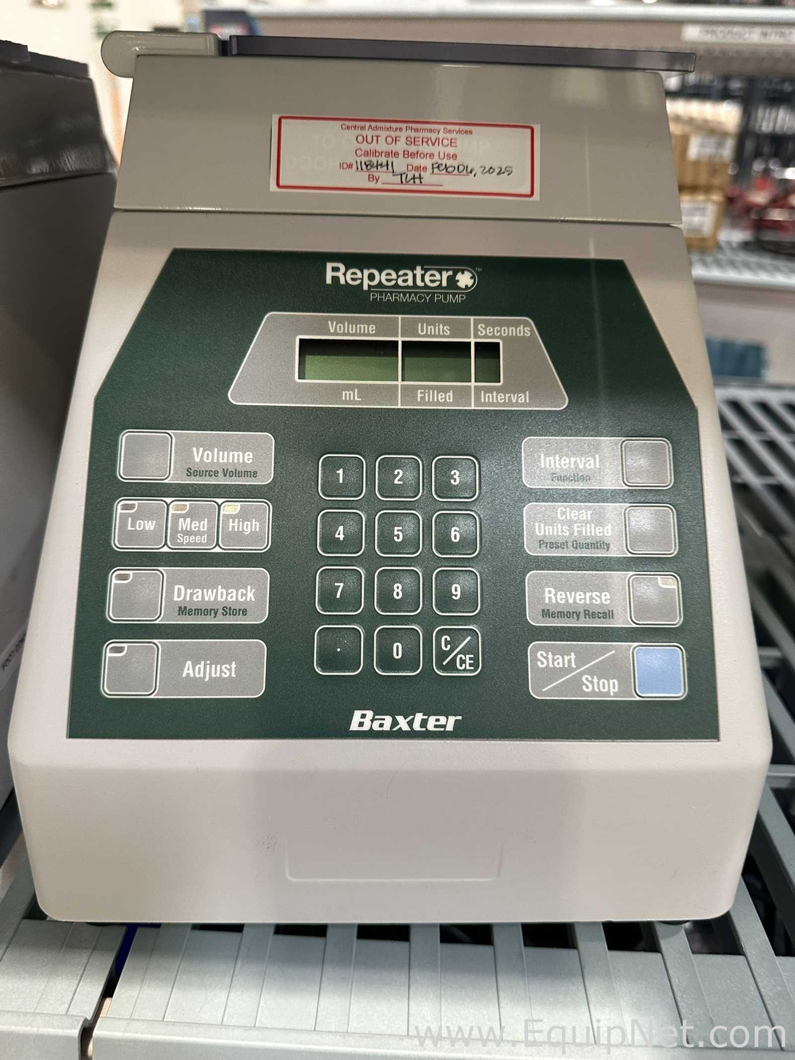 Baxter H938 099G Repeater Pharmacy Pump