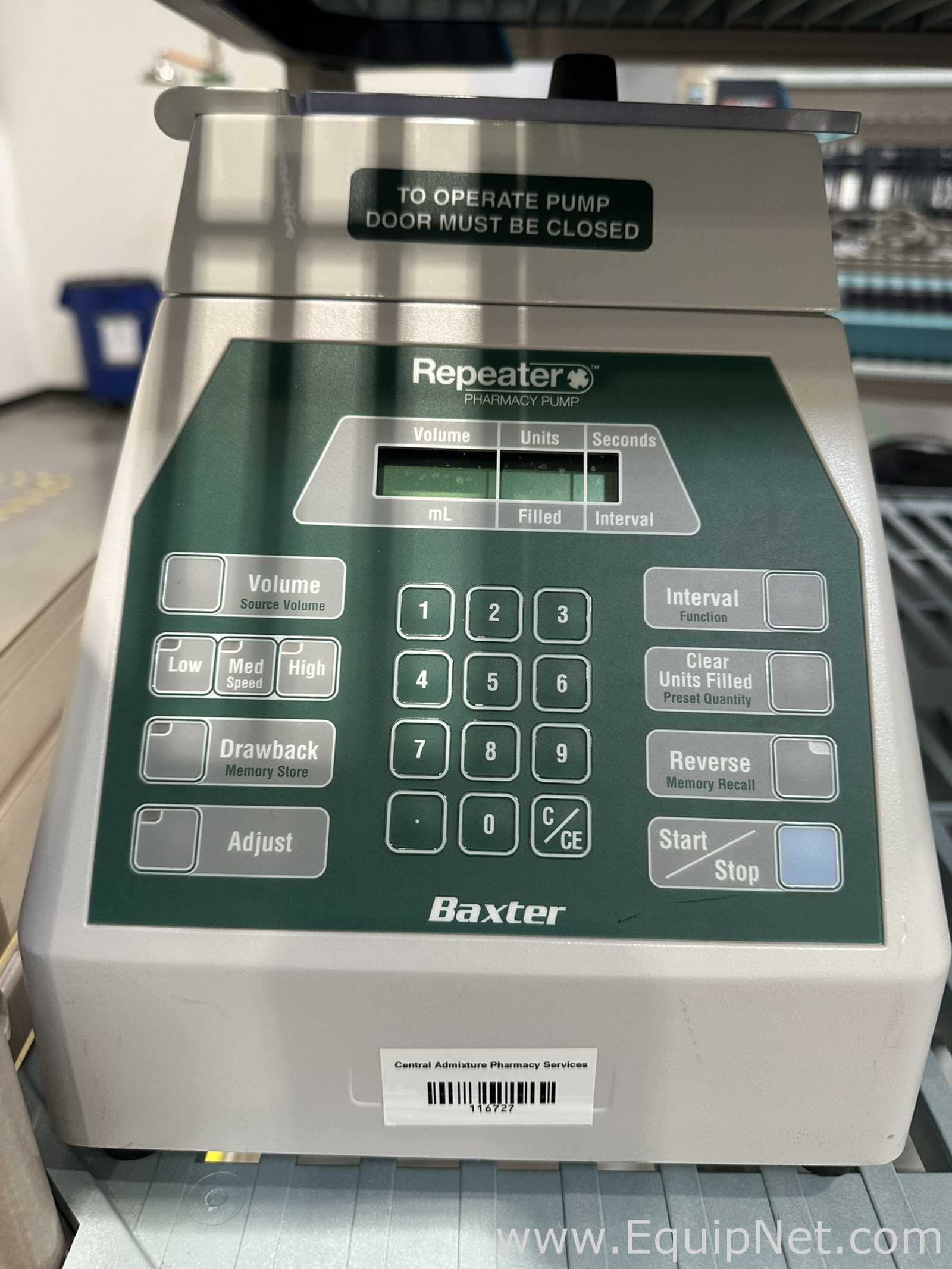 Baxter Repeater Pharmacy Pump