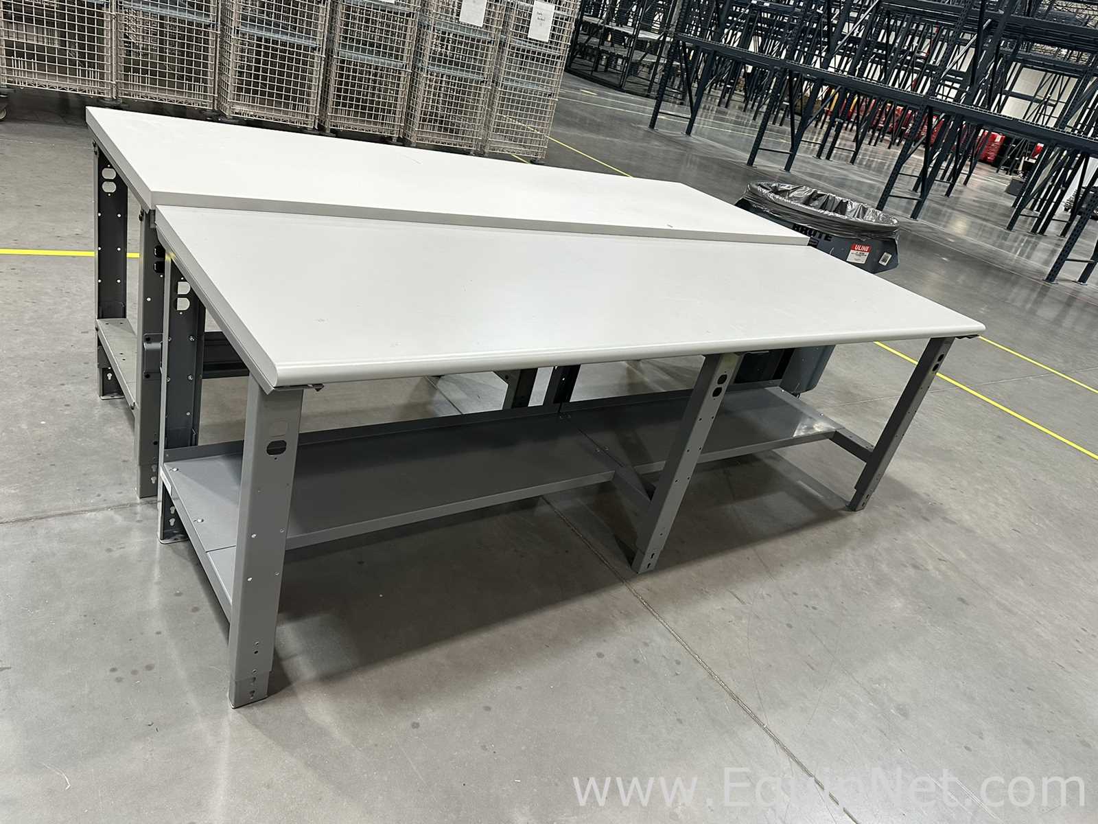 Lote de 2 Banco/ Estación de Trabajo Global Industrial 