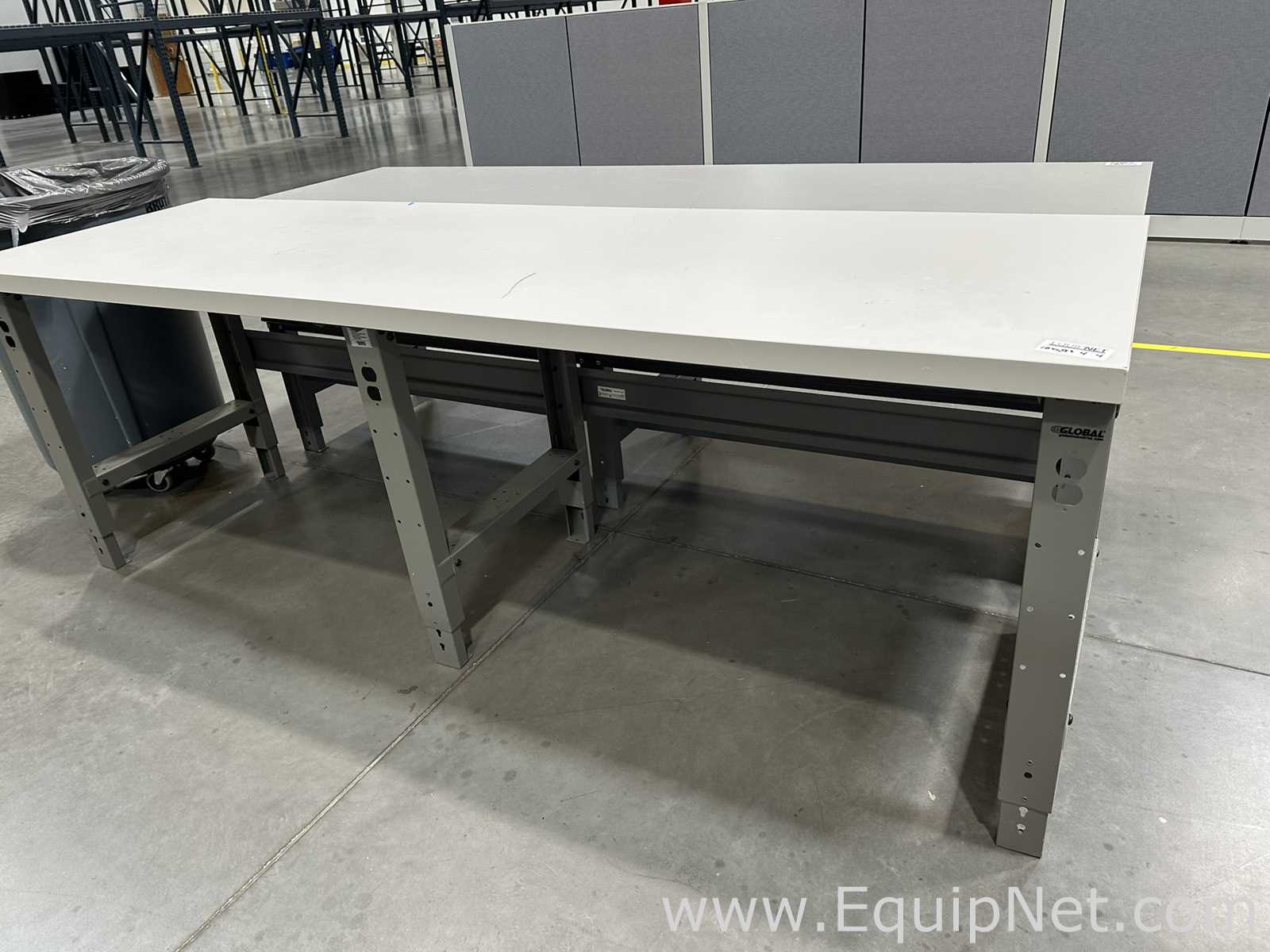 Lote de 2 Banco/ Estación de Trabajo Global Industrial 