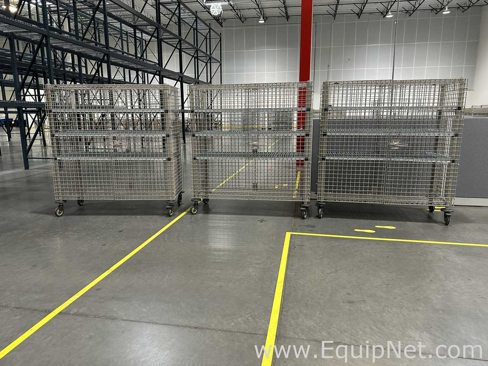 Metro Mobile Wire Shelving Security Cage Unit
