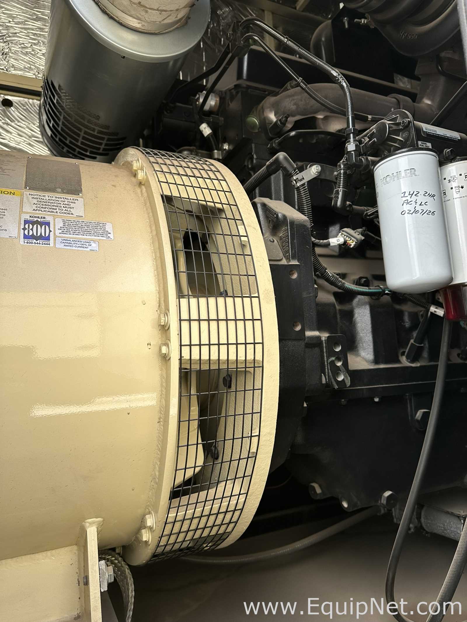 Kohler 500REOZJB 500 kW Standby Diesel Generator Set