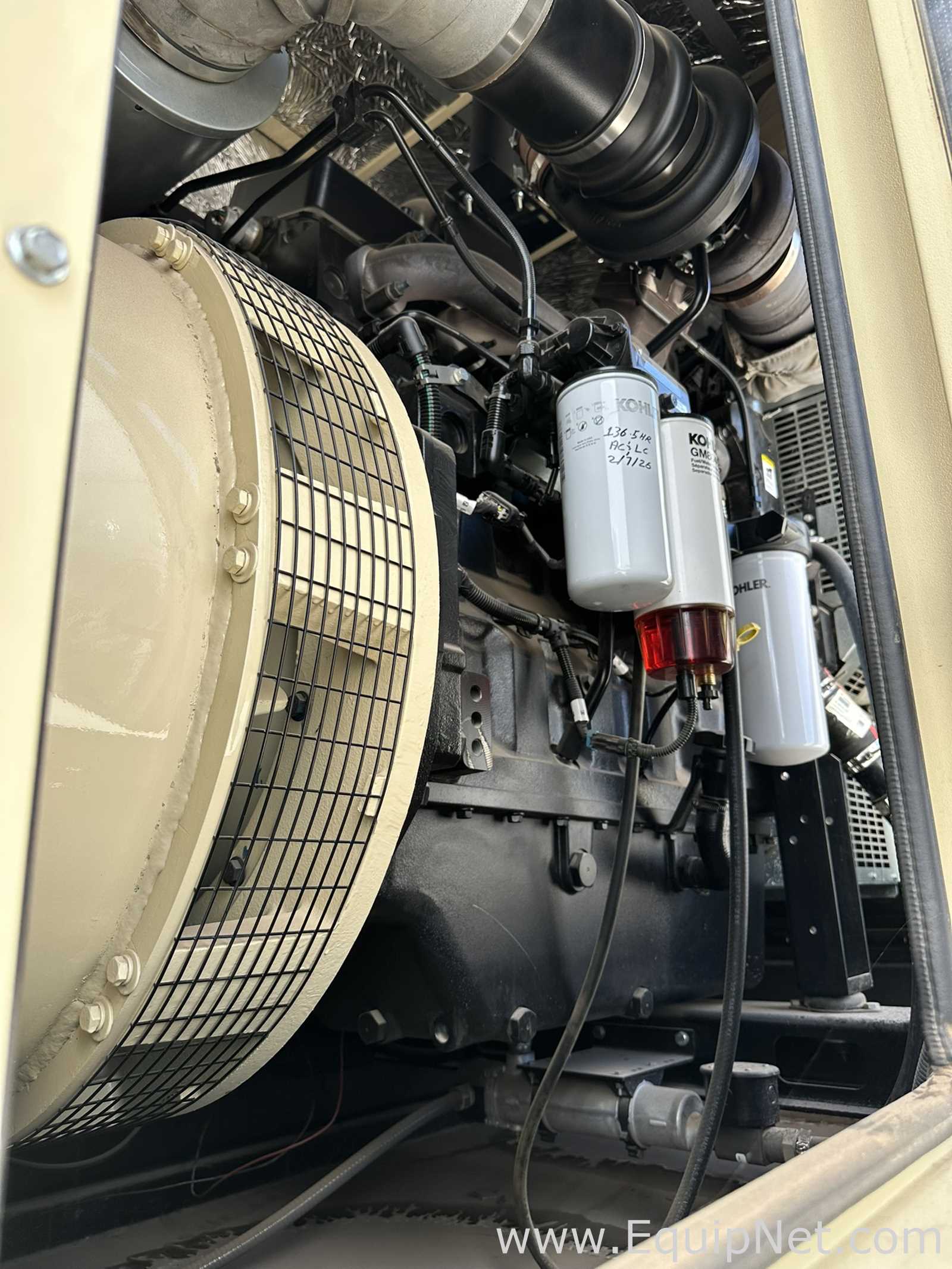 Kohler 500 kW Enclosed Diesel Generator Set with Sub-Base Fuel Tank