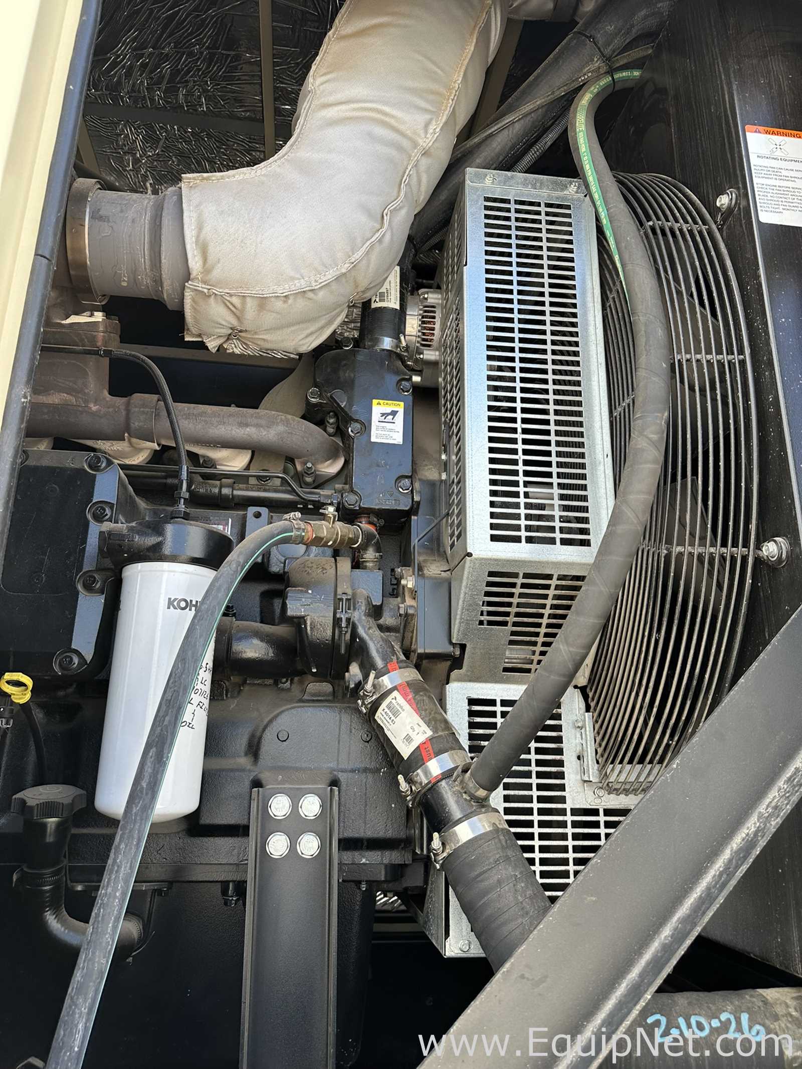 Kohler 500 kW Enclosed Diesel Generator Set with Sub-Base Fuel Tank