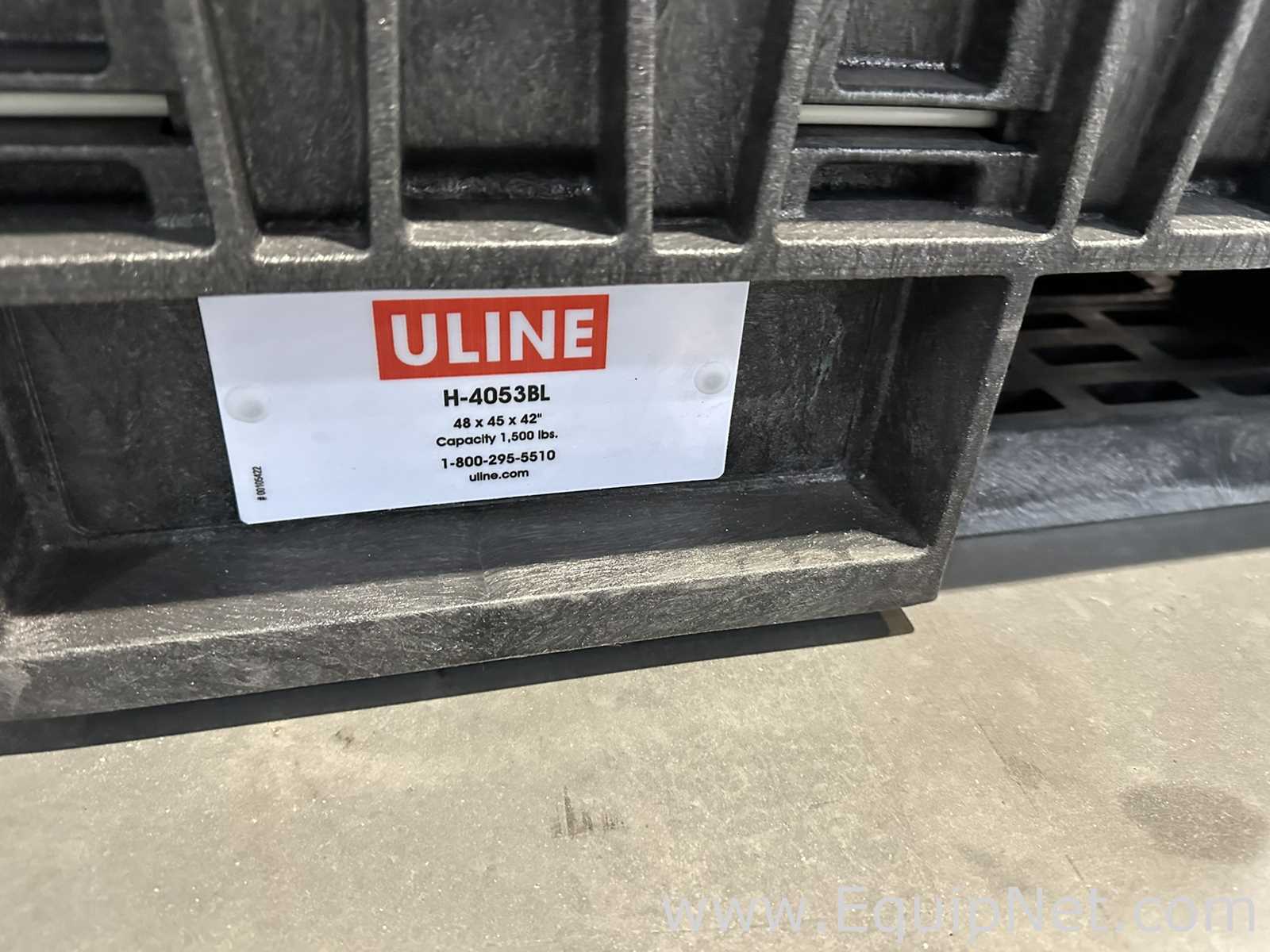 Lot of Uline H-4053BL Collapsible Bulk Container Bins