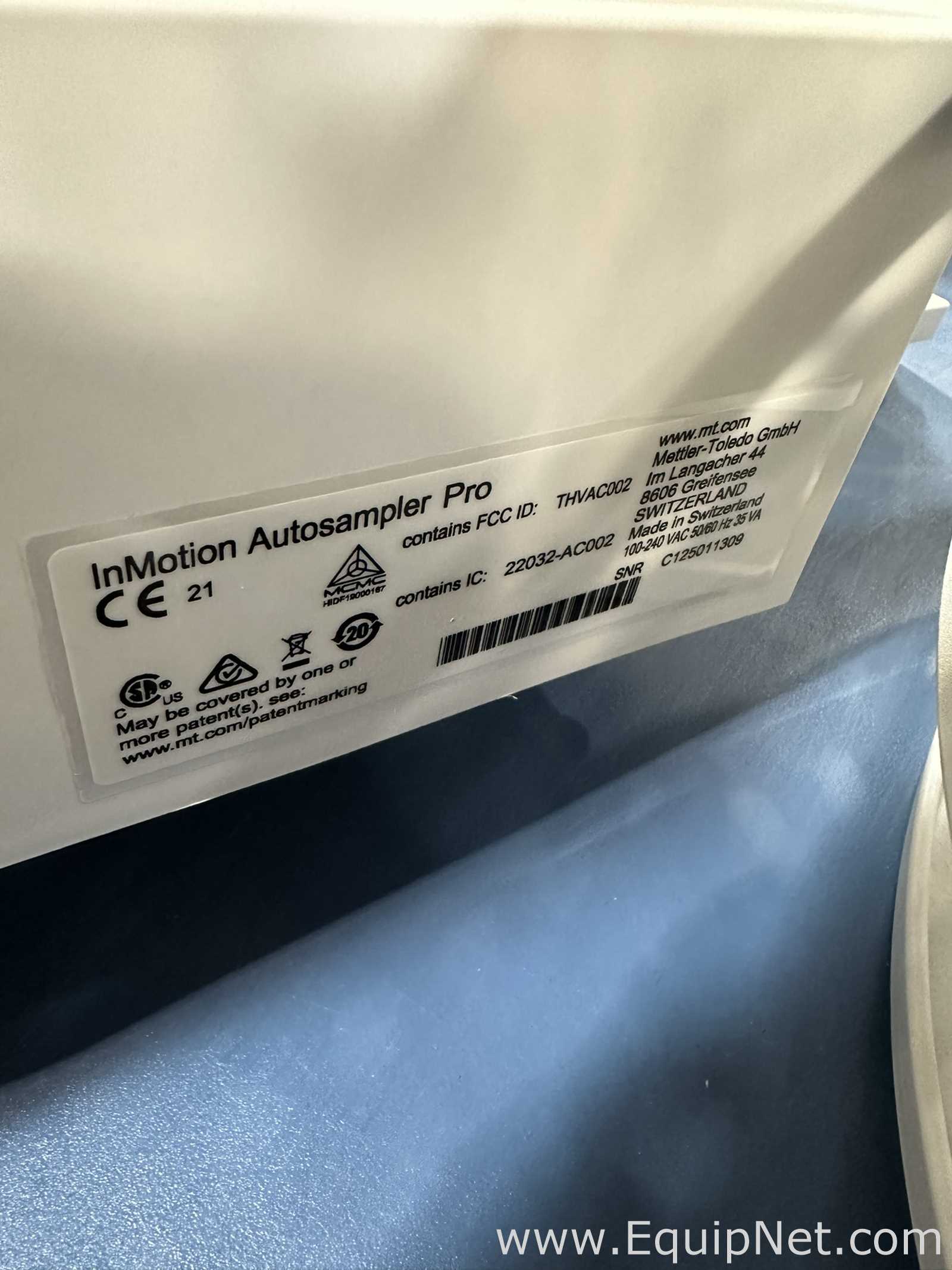 Mettler Toledo InMotion Pro Autosampler