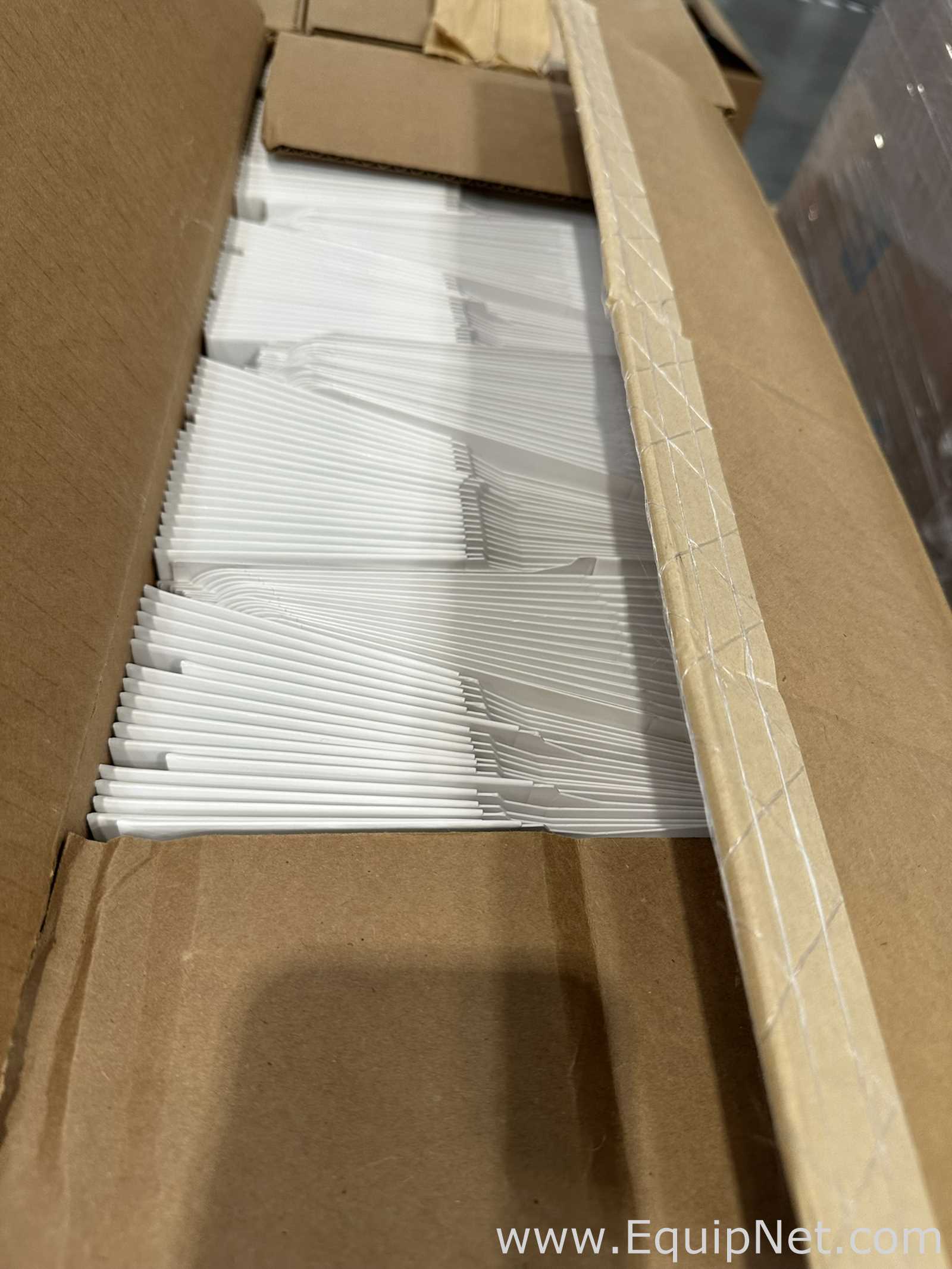 Large Lot of Unused White Folding Paperboard Cartons