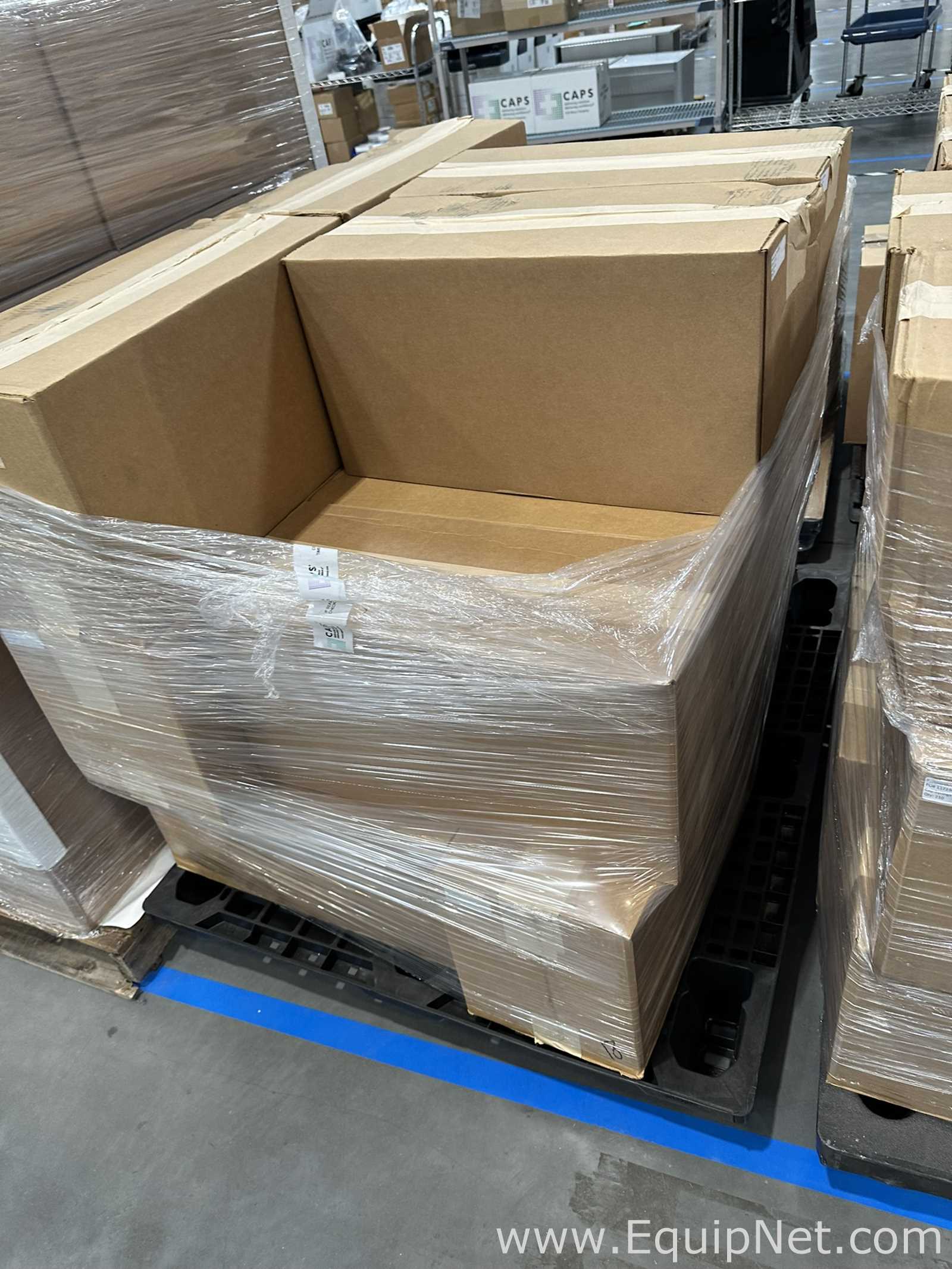 Large Lot of Unused White Folding Paperboard Cartons