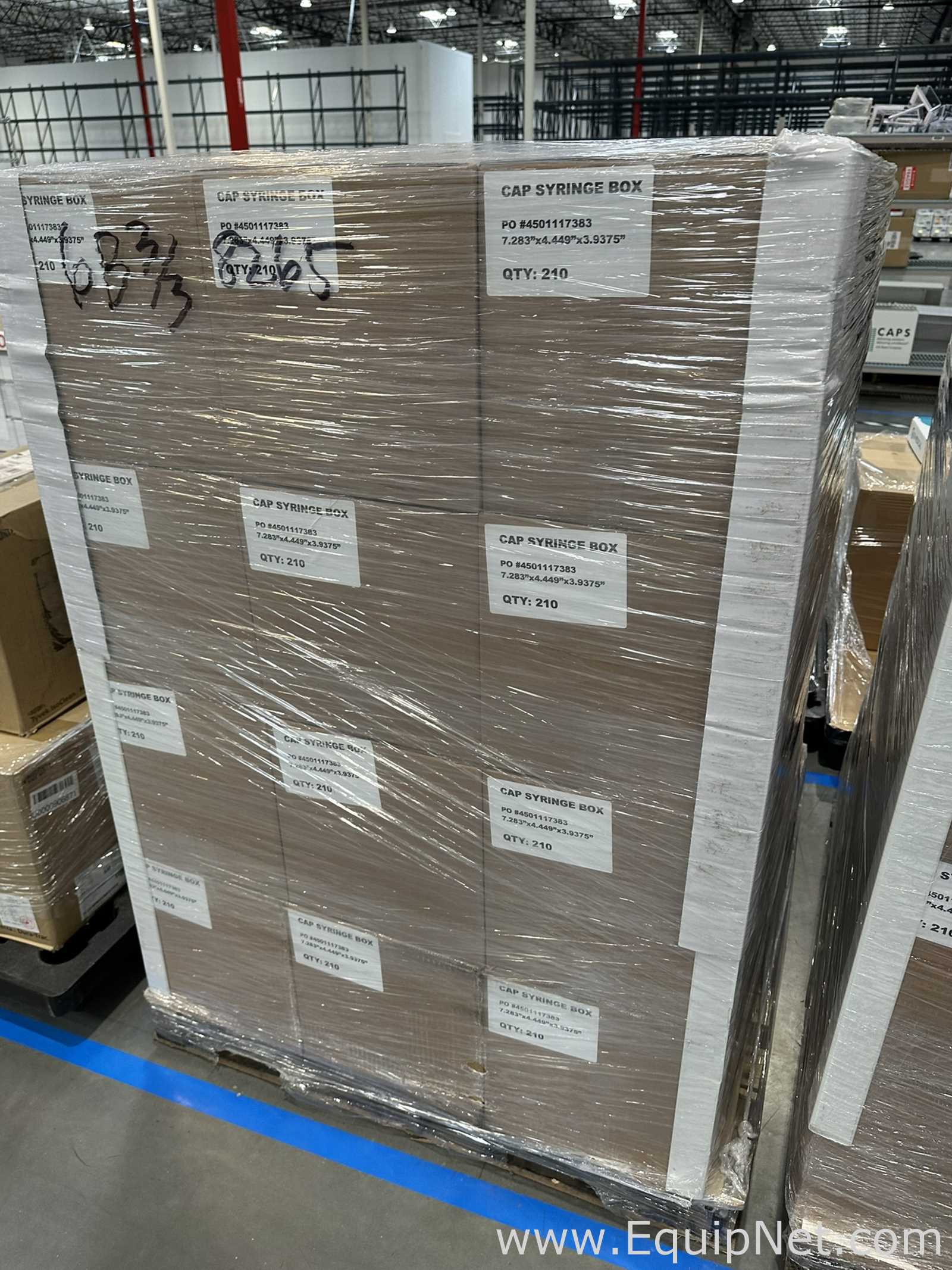 Large Lot of Unused Corrugated Cardboard Syringe Packaging Cartons
