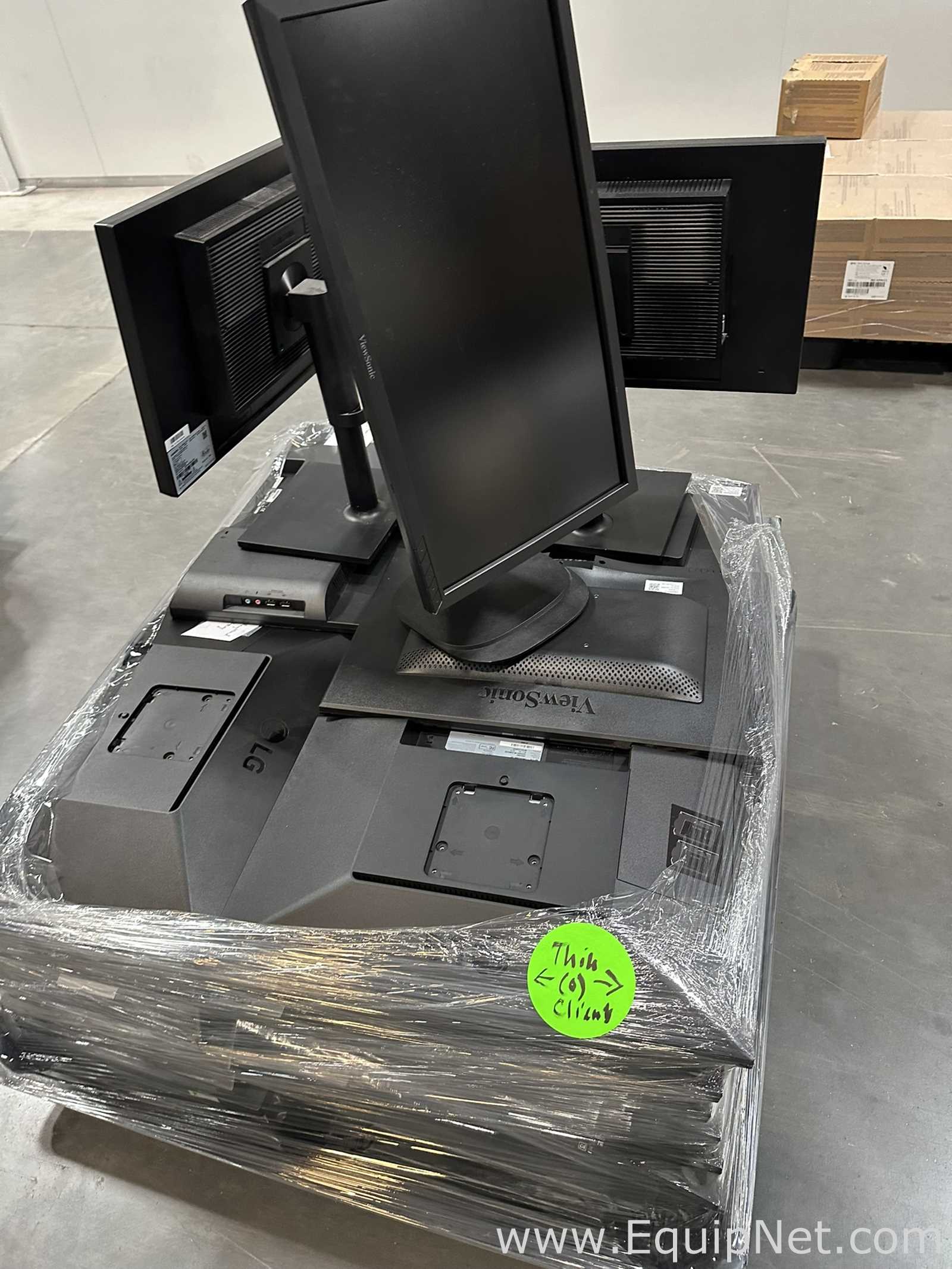 Lot of ViewSonic, LG and Samsung LCD Monitors and Zero Client Devices