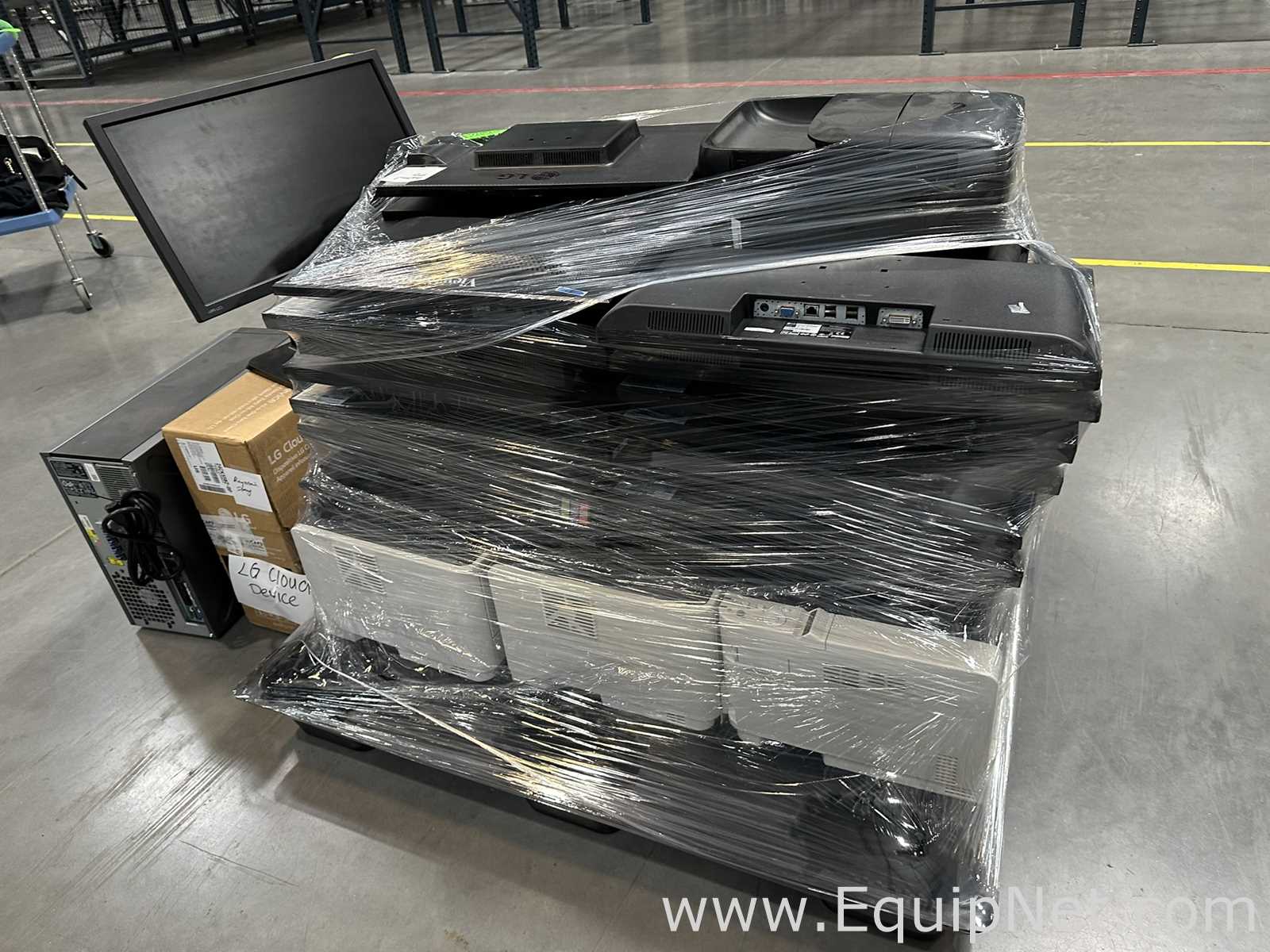 Lot of ViewSonic, LG and Samsung LCD Monitors and Zero Client Devices