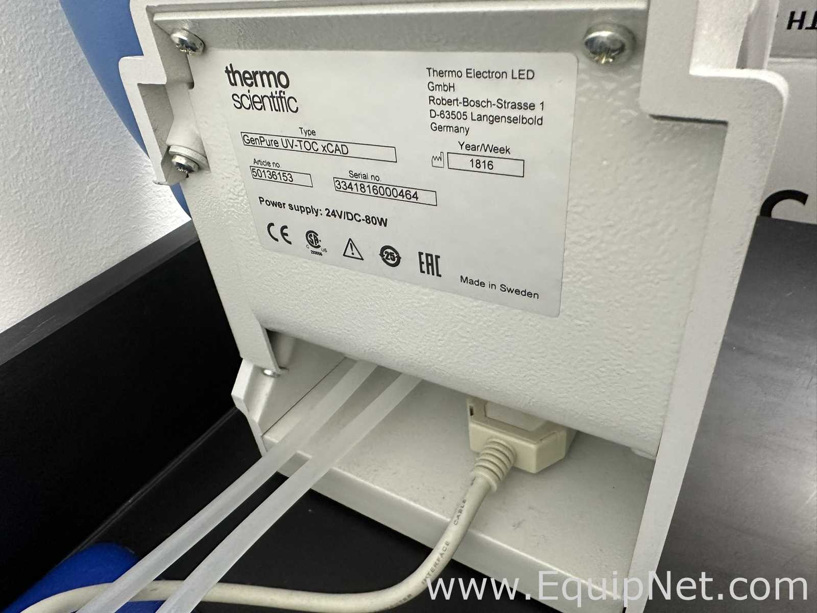 Wasseraufreinigungs- und Destillationssystem Thermo Scientific Barnstead GenPure UV-TOC xCAD