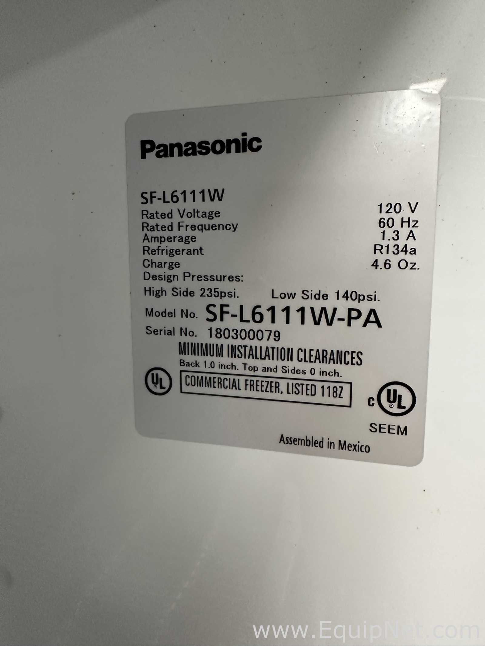 Panasonic SF-L6111W-PA Undercounter Laboratory Freezer