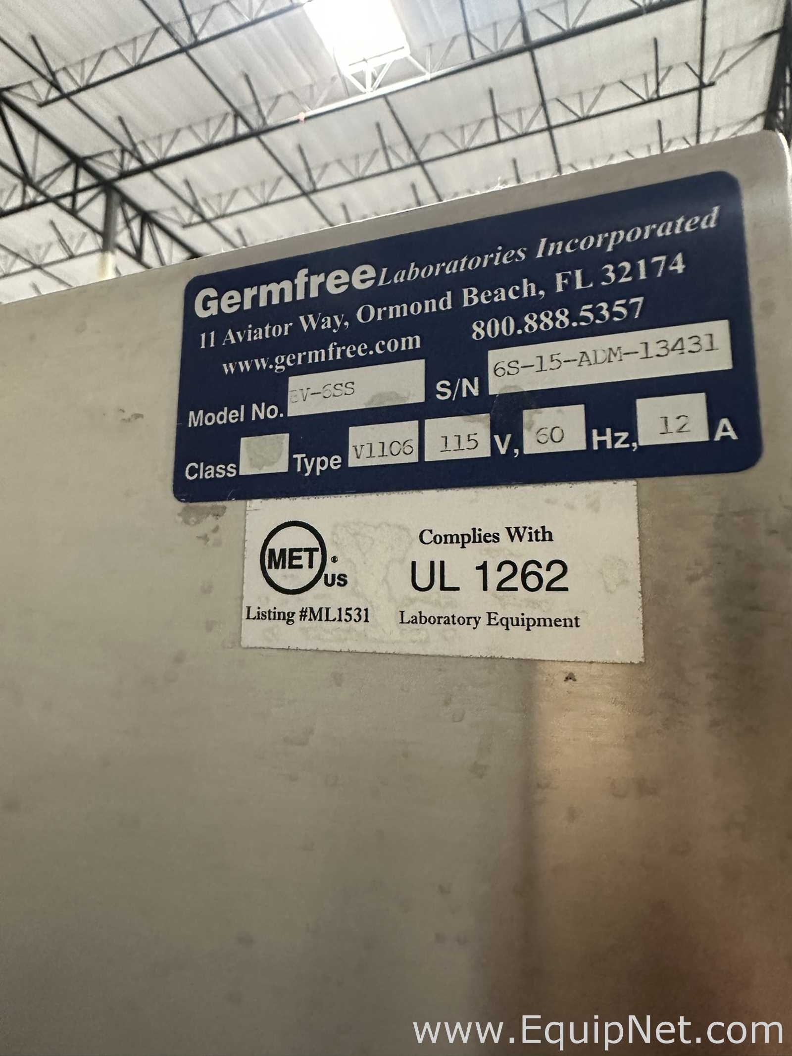 Germfree BV-6SS Laminar Flow Hood