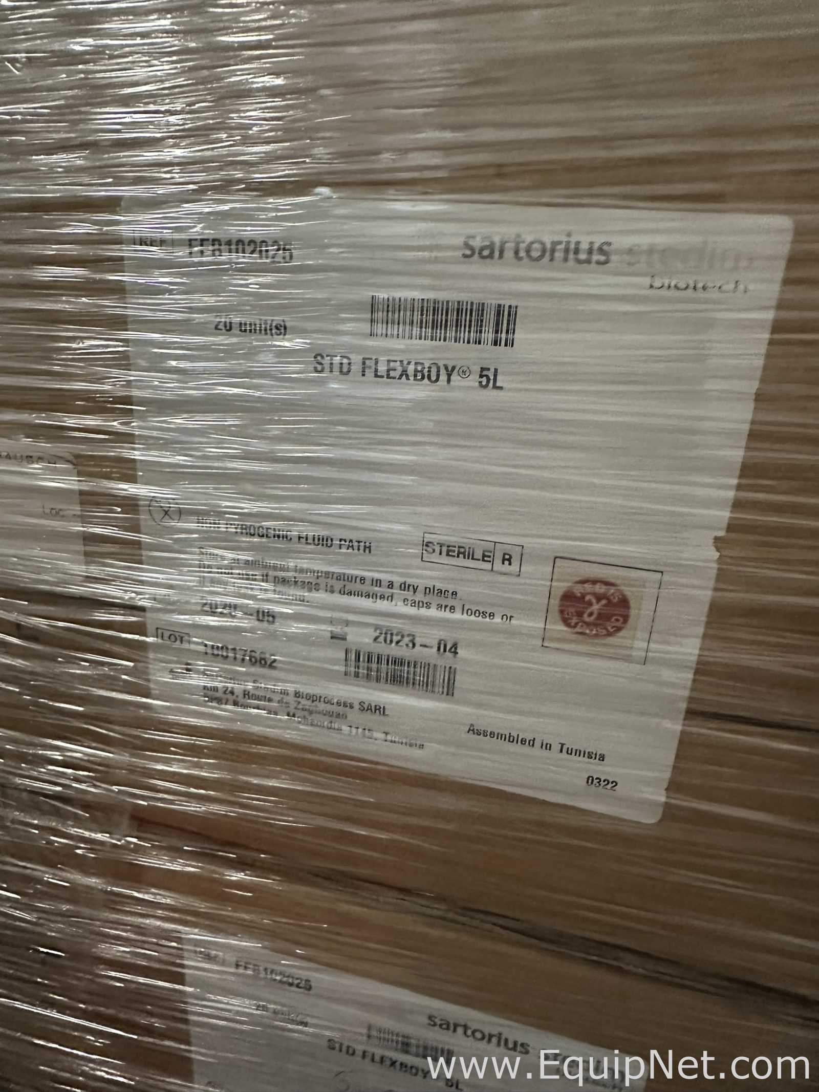 Large Lot of Unused Sartorius Stedim Biotech FFB102025 Flexboy 5L Single Use Bags