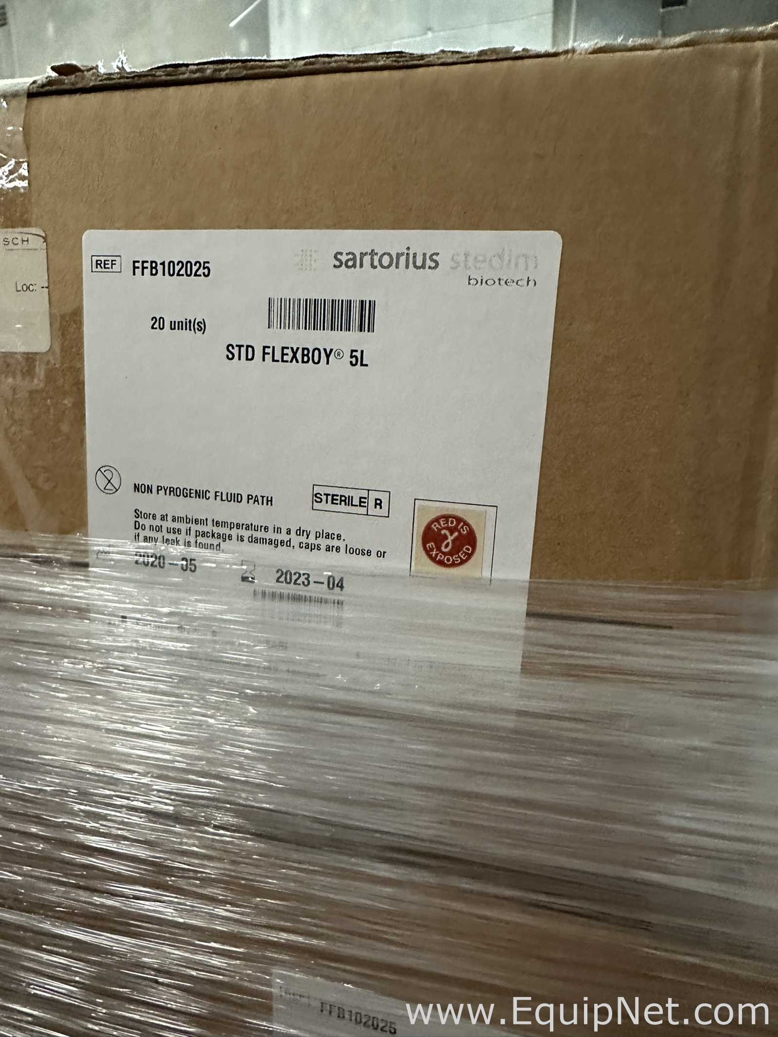 Large Lot of Unused Sartorius Stedim Biotech FFB102025 Flexboy 5L Single Use Bags