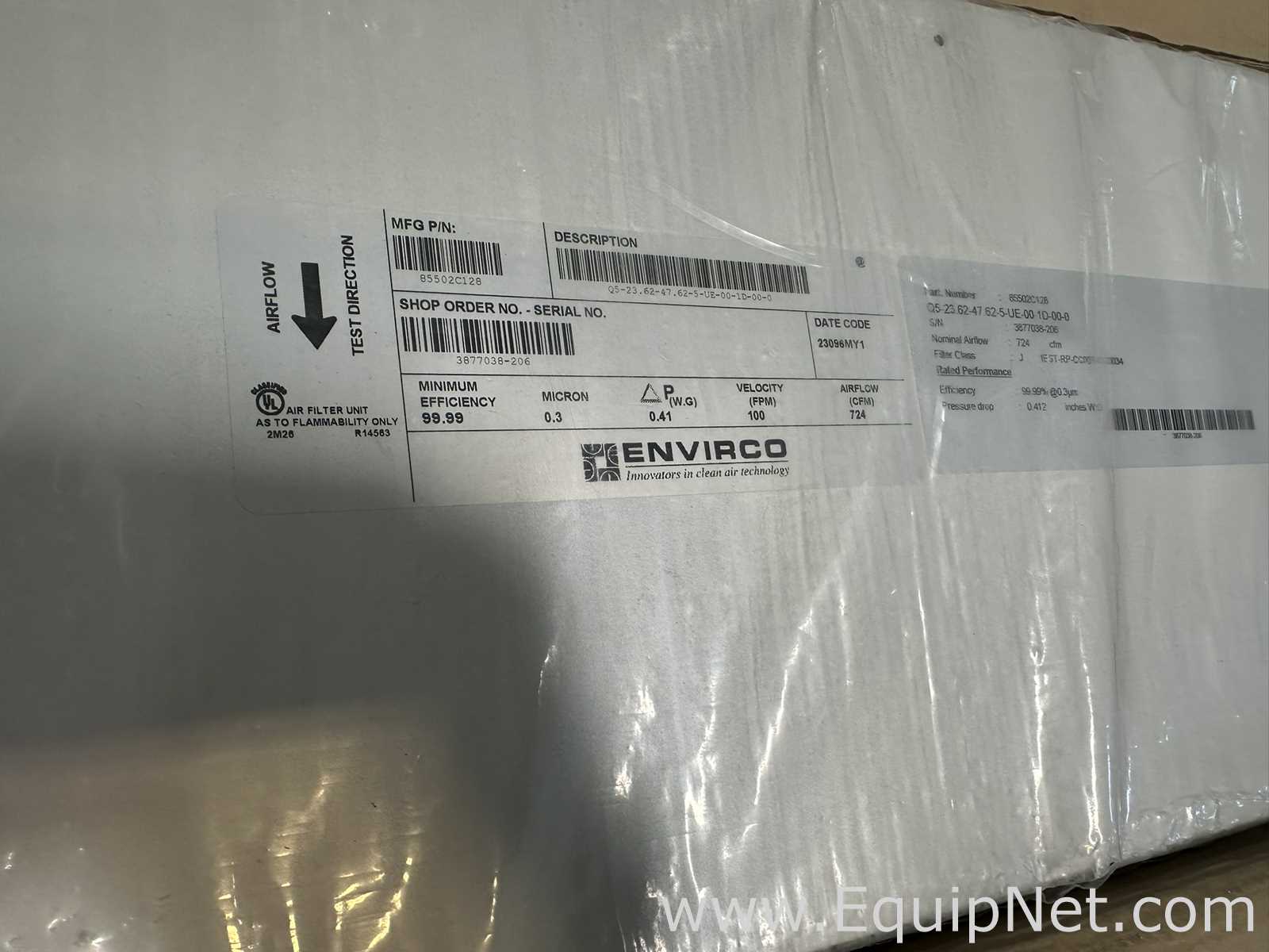 Filtro Envirco Q5-23.62-47.62-5-UE-00-1D-00-0 (P/N 85502C128)