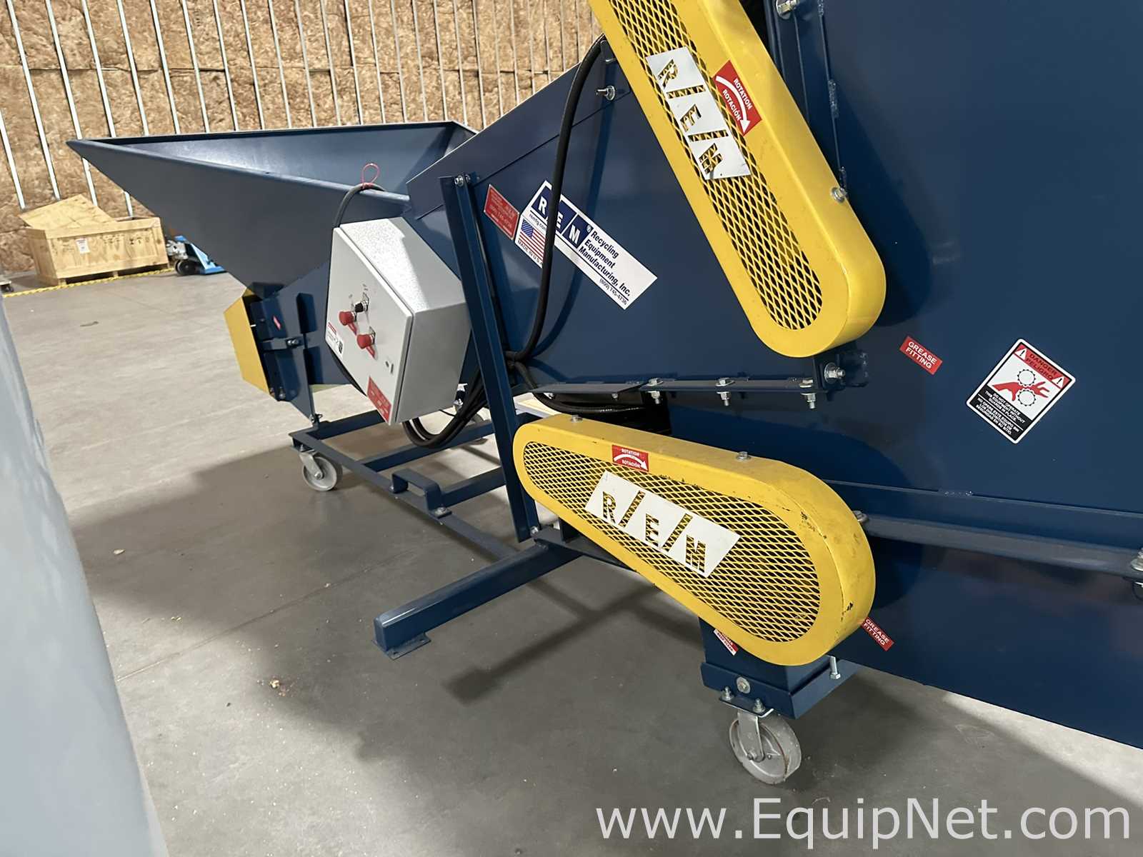REM GB-3 Glass Breaker Crushing Unit