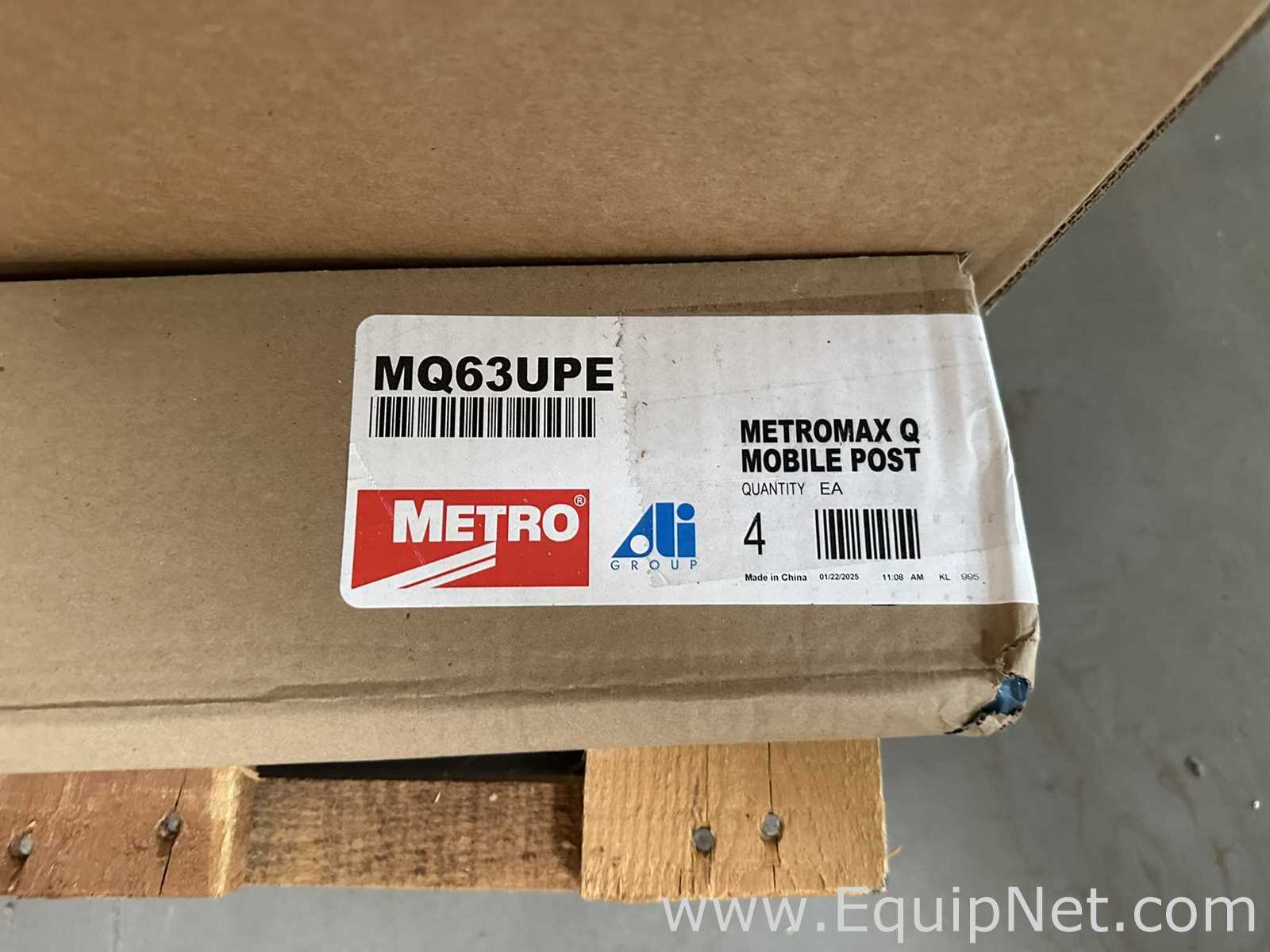 Lot of Unused Metro MetroMax Q Polymer Shelving Components