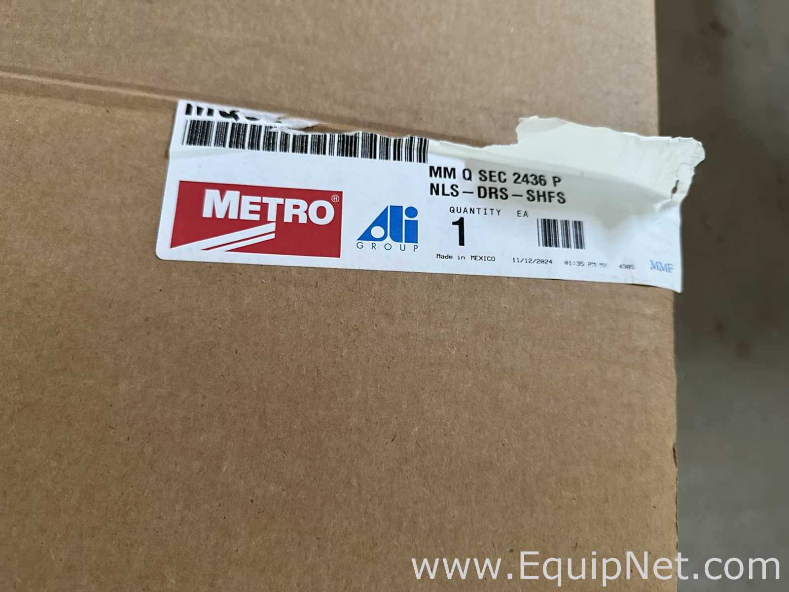 Lot of Unused Metro MetroMax Q Polymer Shelving Components