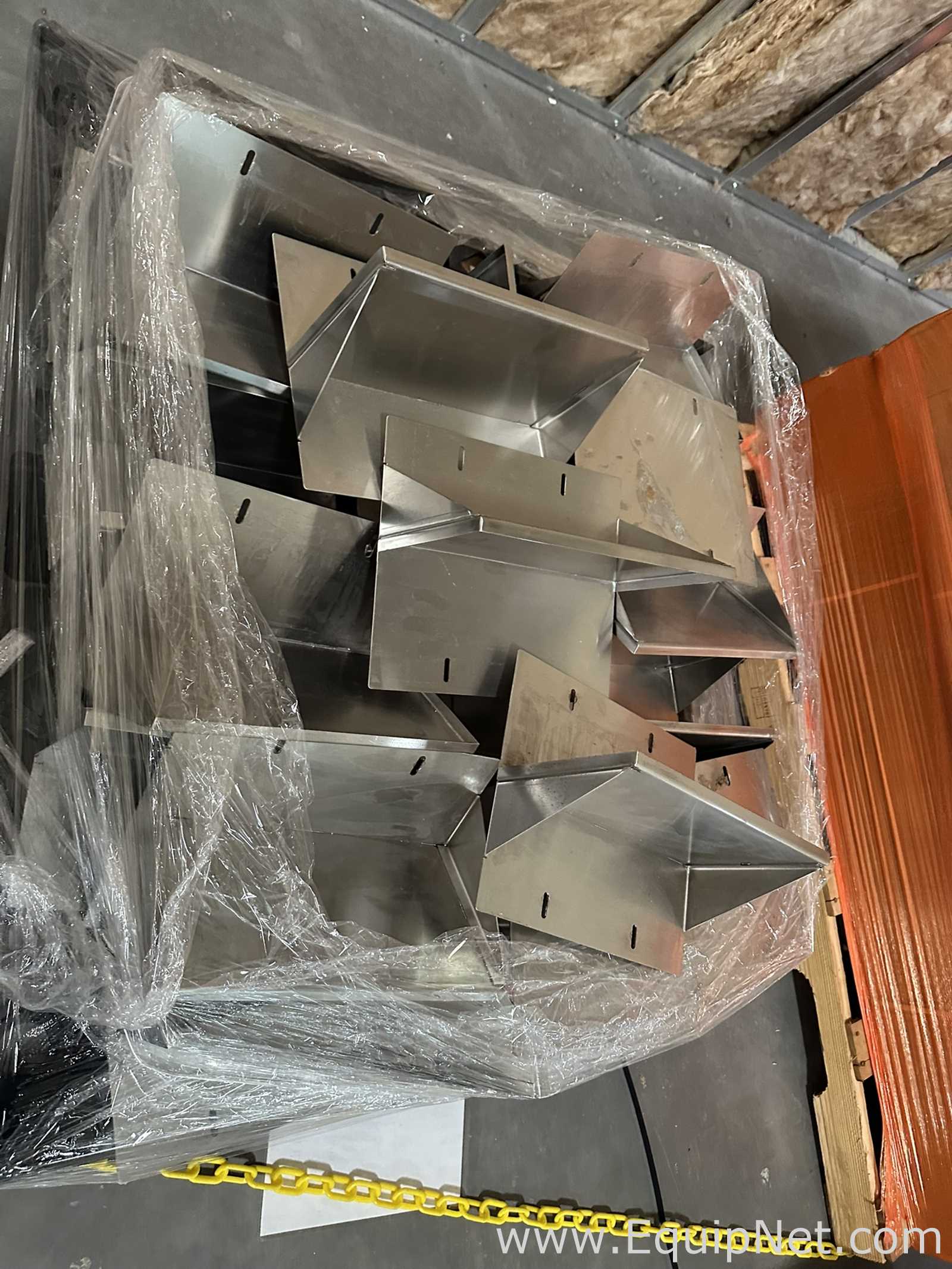 Lot of Stainless Steel Wall Mount Shelves