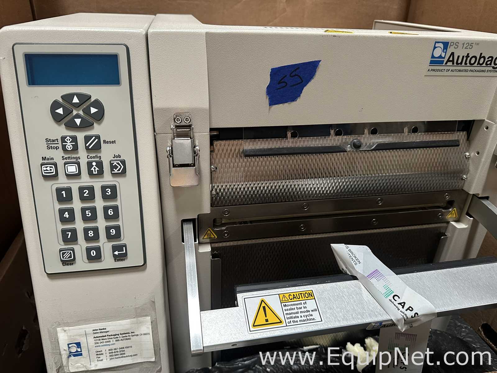 Autobag PS 125 Table Top Bagger