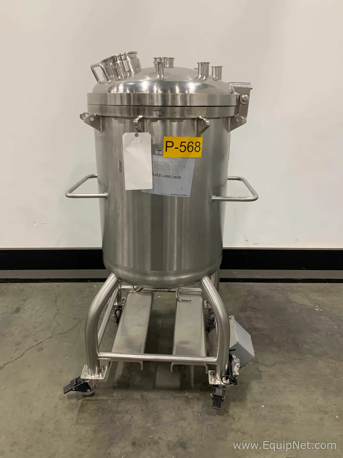 Stainless Fabrication Inc. 50 Gallon Single Wall Mobile Pressure Vessel