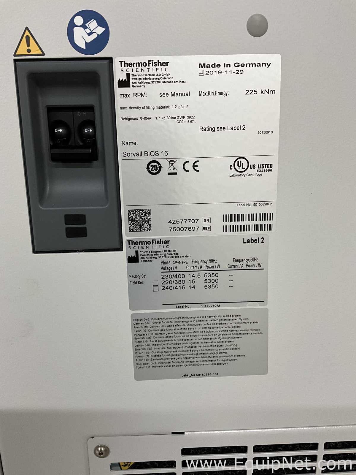 Laborzentrifuge Thermo Scientific Sorvall Bios 16