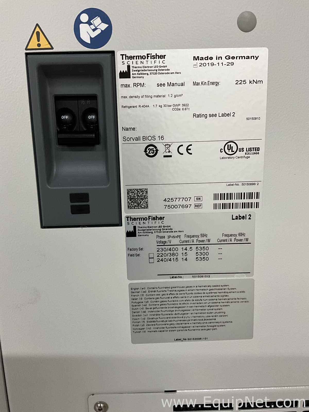 Laborzentrifuge Thermo Scientific Sorvall Bios 16