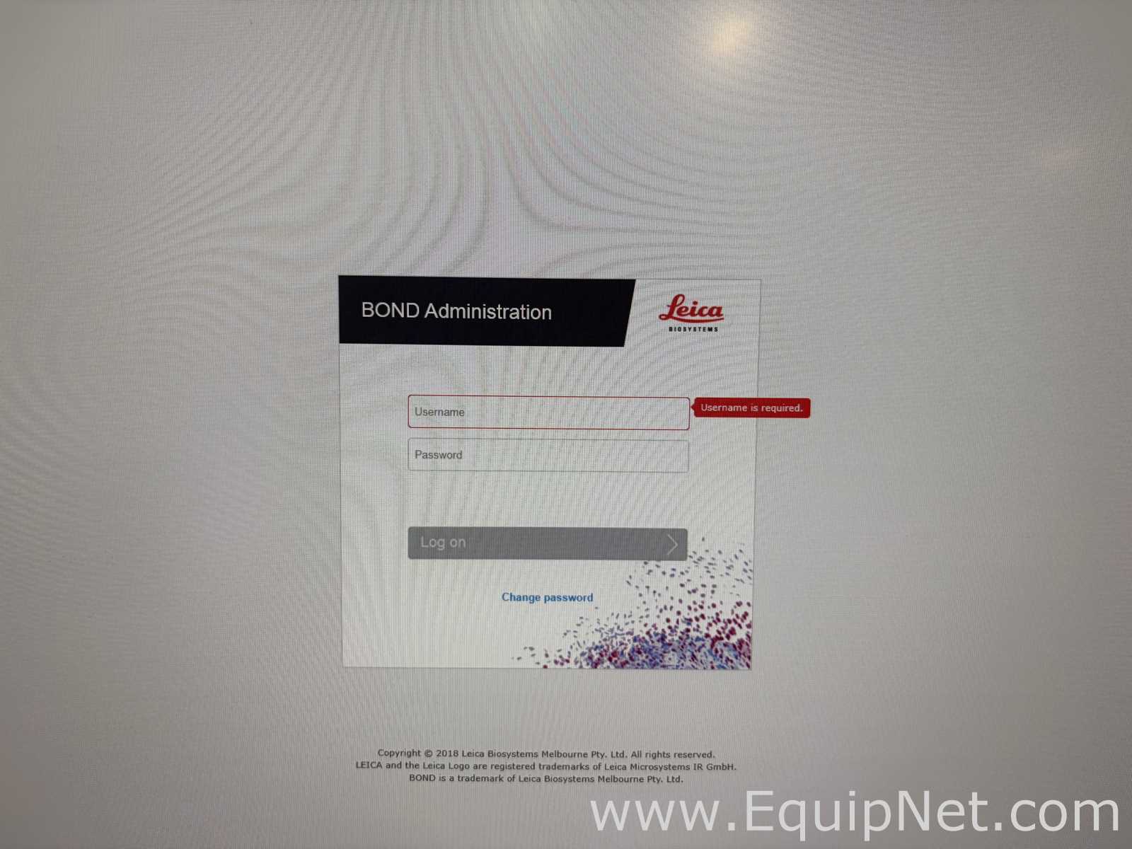 Leica Biosystems Bond Rx Stainer With Desktop PC and Printer