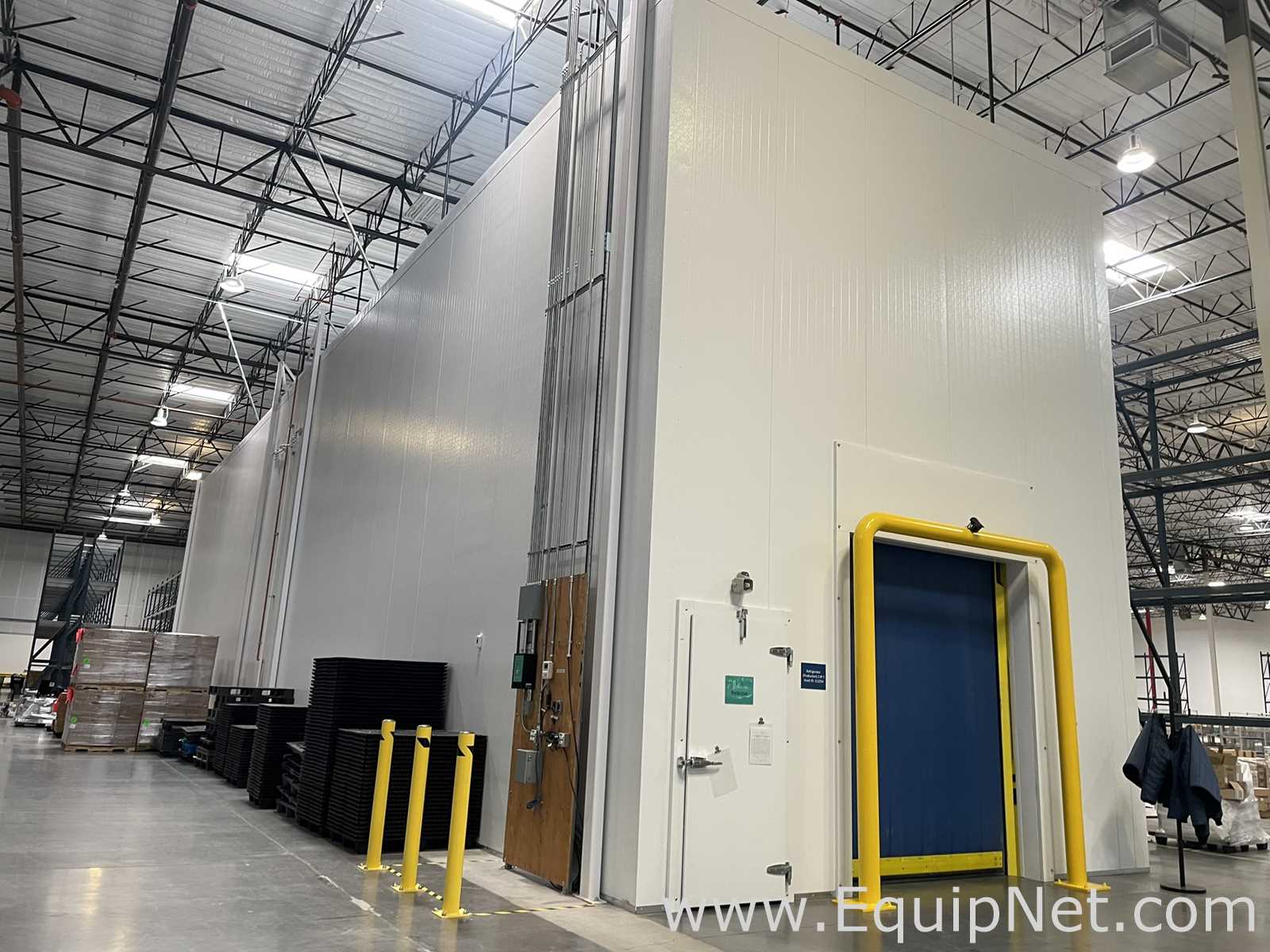 Walk-In Refrigerated Cold Storage Room with Bohn Evaporators and Rytec Turbo-Seal Door