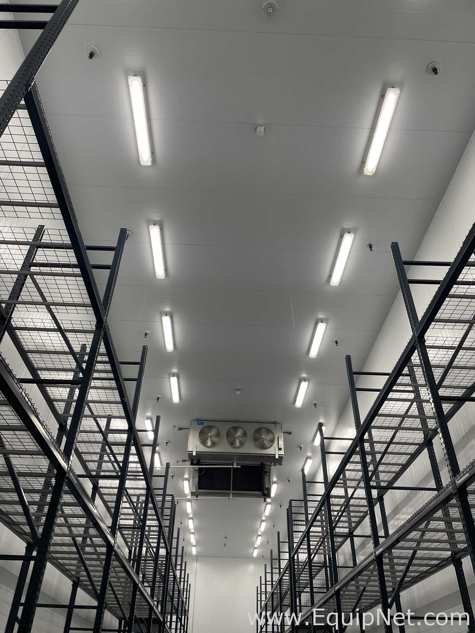 Walk-In Refrigerated Cold Storage Room with Bohn Evaporators and Rytec Turbo-Seal Door