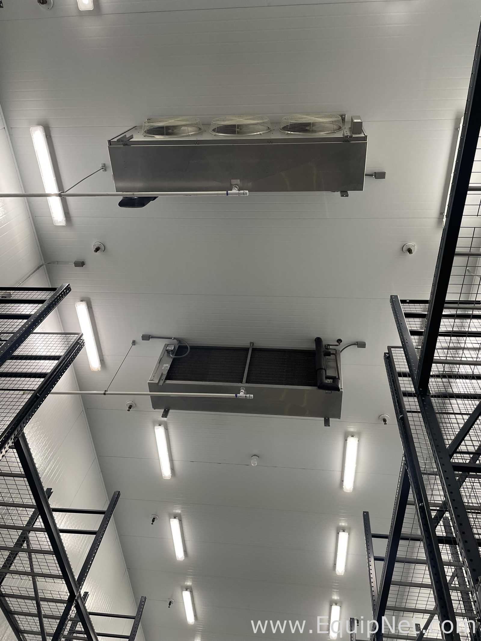 Walk-In Refrigerated Cold Storage Room with Bohn Evaporators and Rytec Turbo-Seal Door