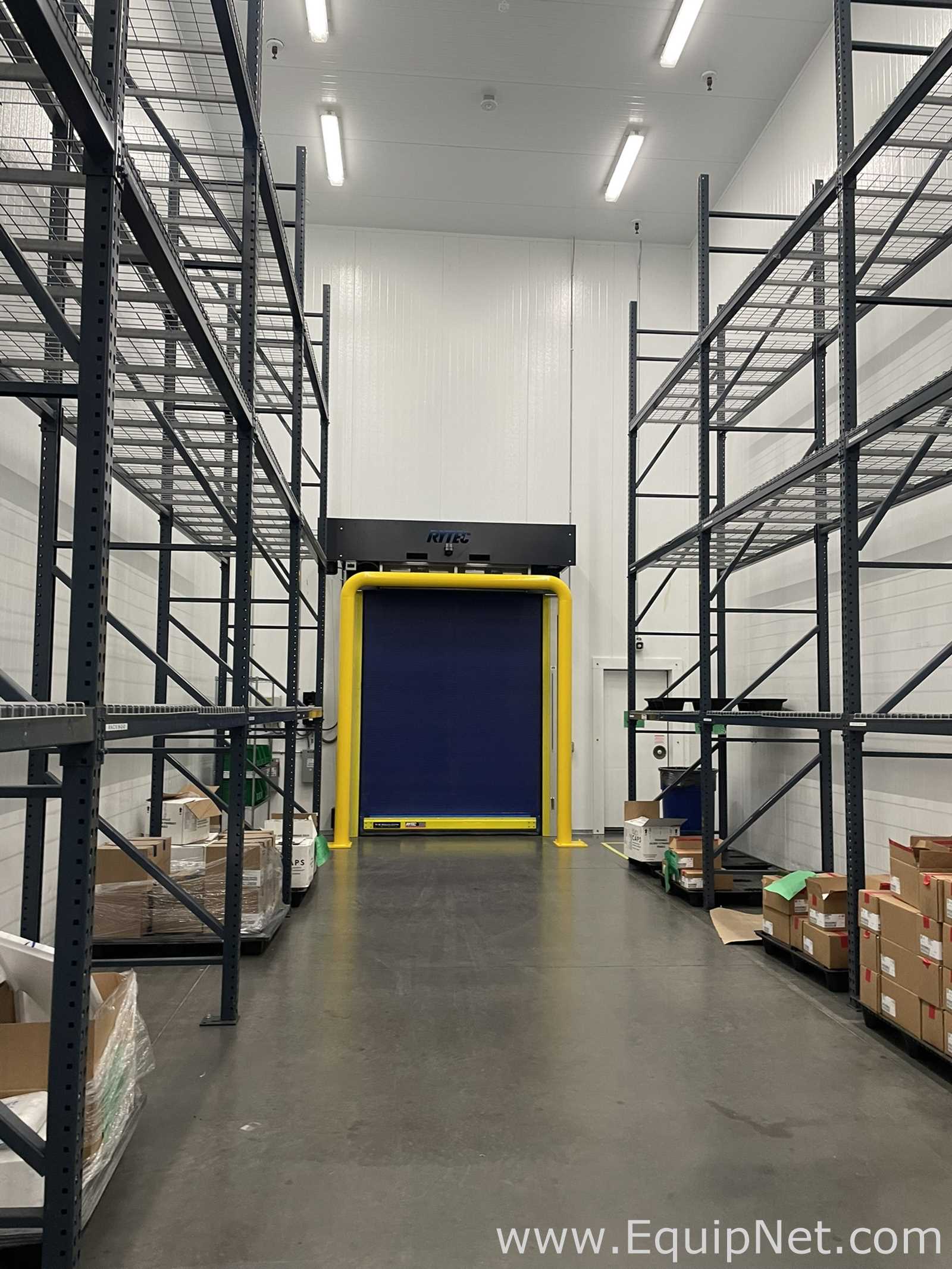 Walk-In Refrigerated Cold Storage Room with Bohn Evaporators and Rytec Turbo-Seal Door