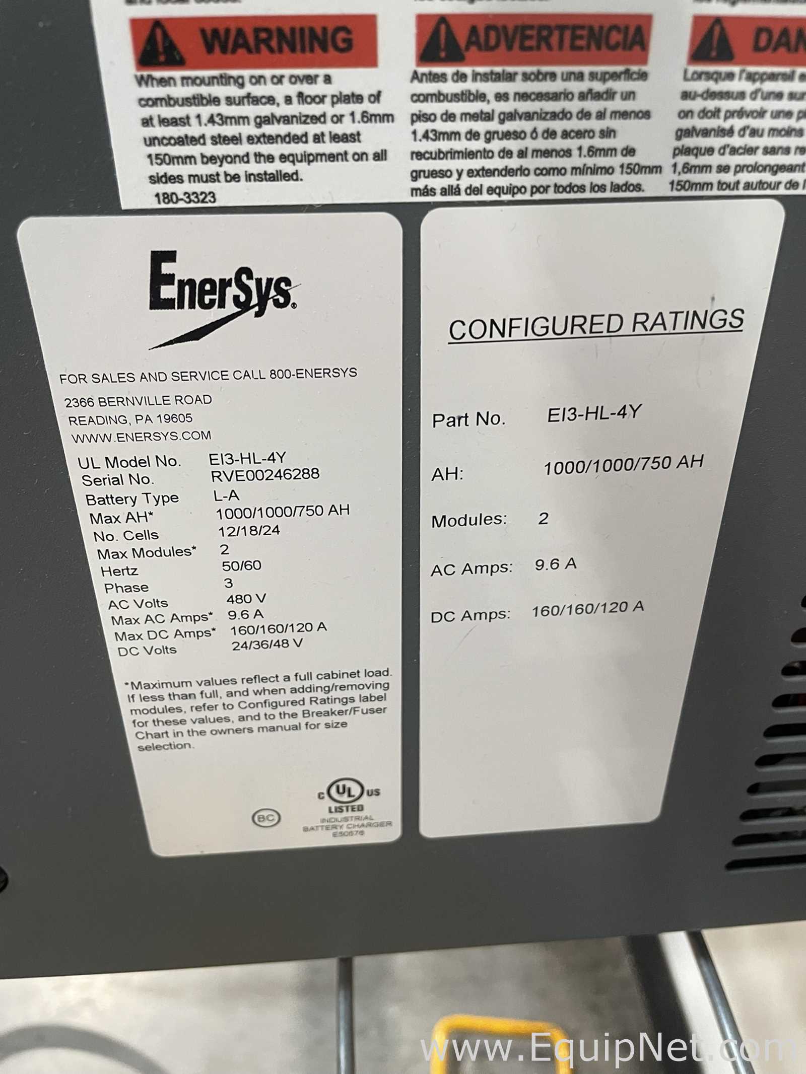 Cargador de Batería Enersys IMPAQ EI3-HL-4Y