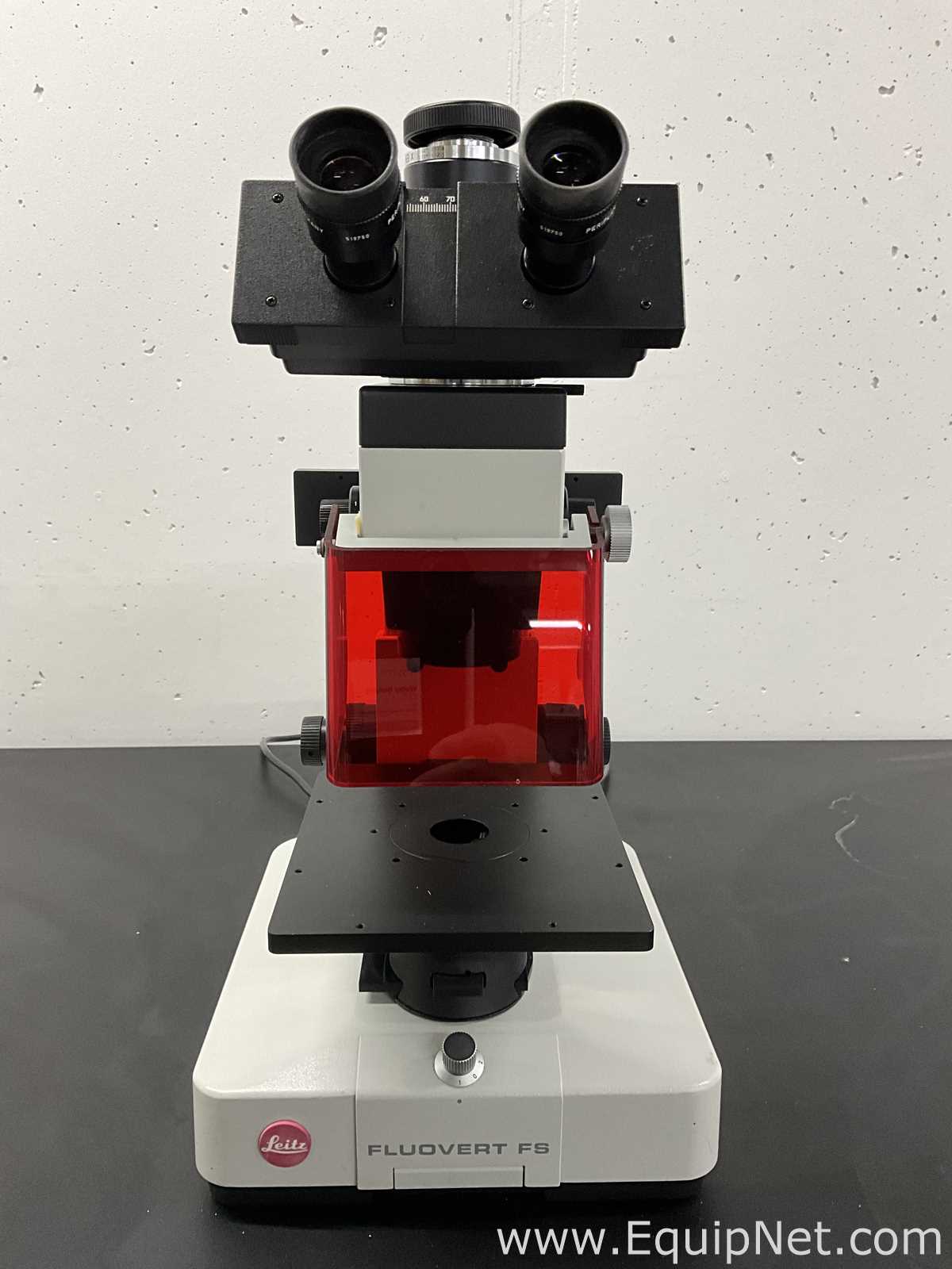 Microscopio Leitz Fluovert FS