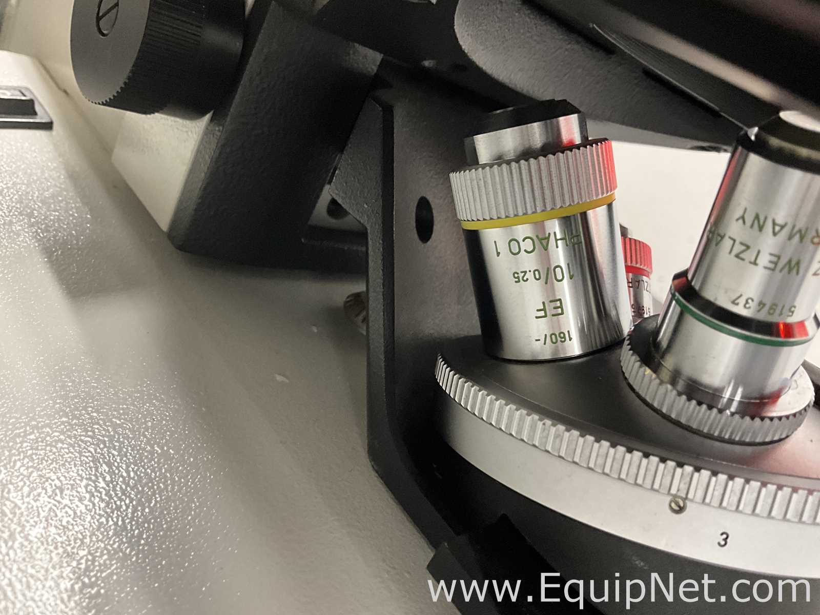Microscopio Leitz Fluovert FS