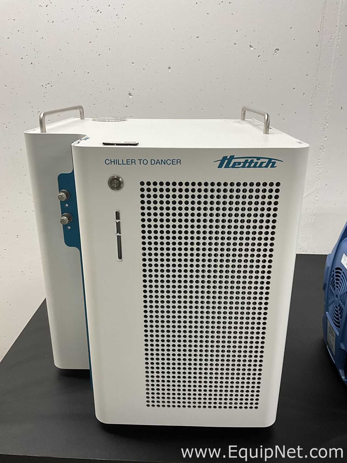 Hettich Combi Dancer II Vortex Vacuum Evaporator With Hettich Chiller to Dancer and Pump